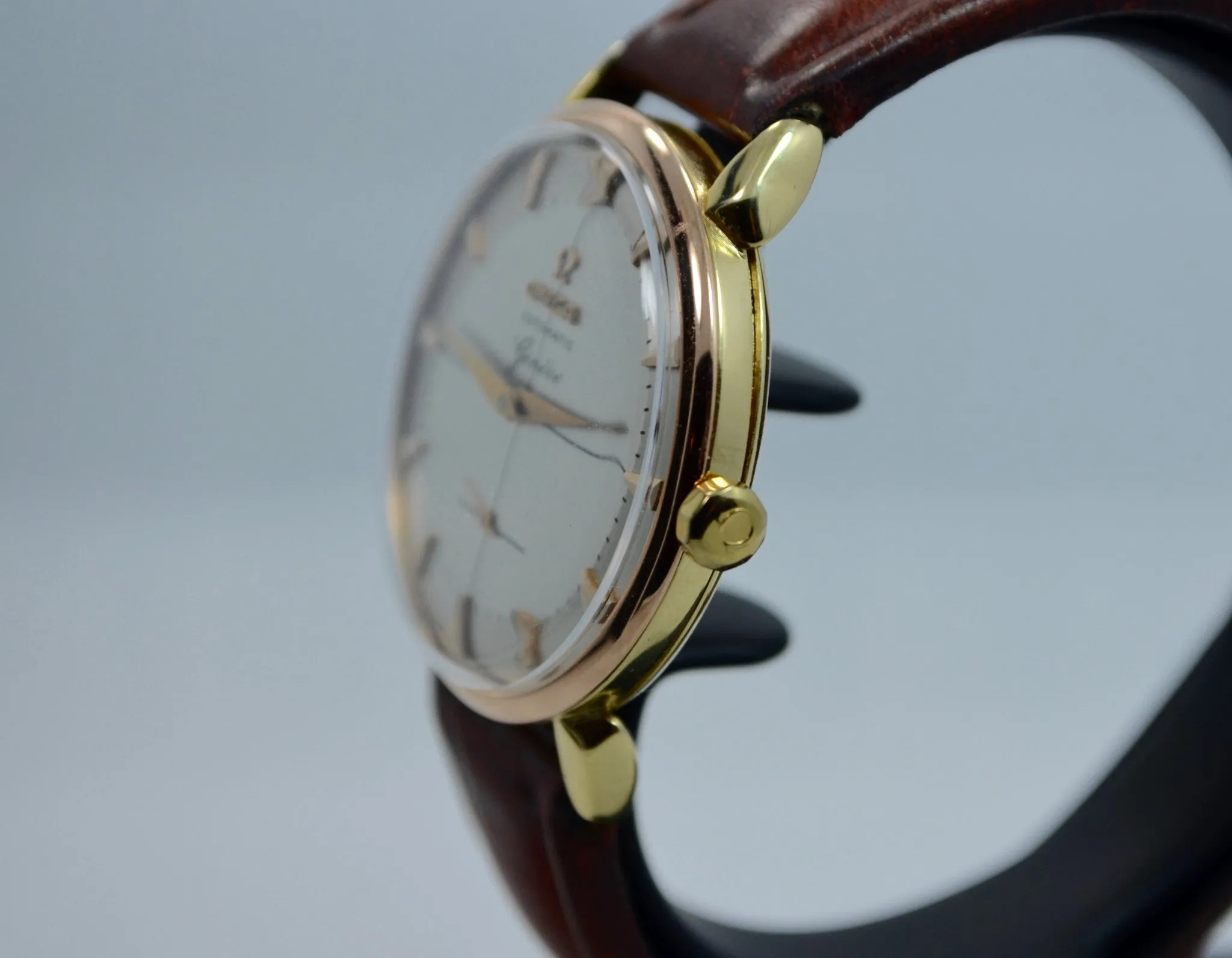 Vintage Omega 2710 SC 18K Yellow Gold Two Tone Automatic Dress Cal. 491 Wristwatch