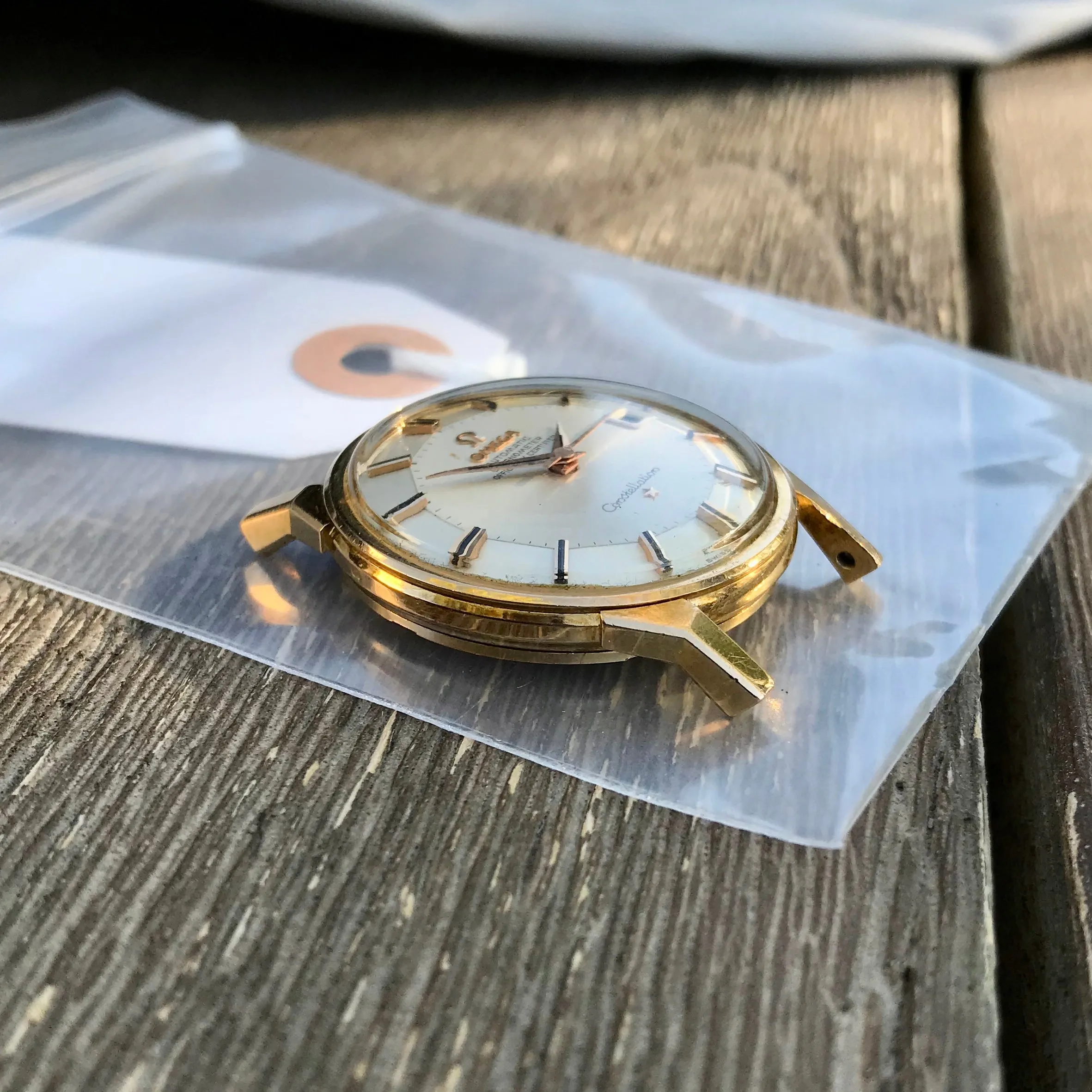 Vintage Omega Constellation Date 1683005 18K Yellow & Pink Gold Caliber 561 Automatic Wristwatch