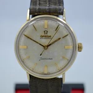 Vintage Omega Seamaster 6590-1 14K Solid Yellow Gold Cal. 550 Automatic Watch