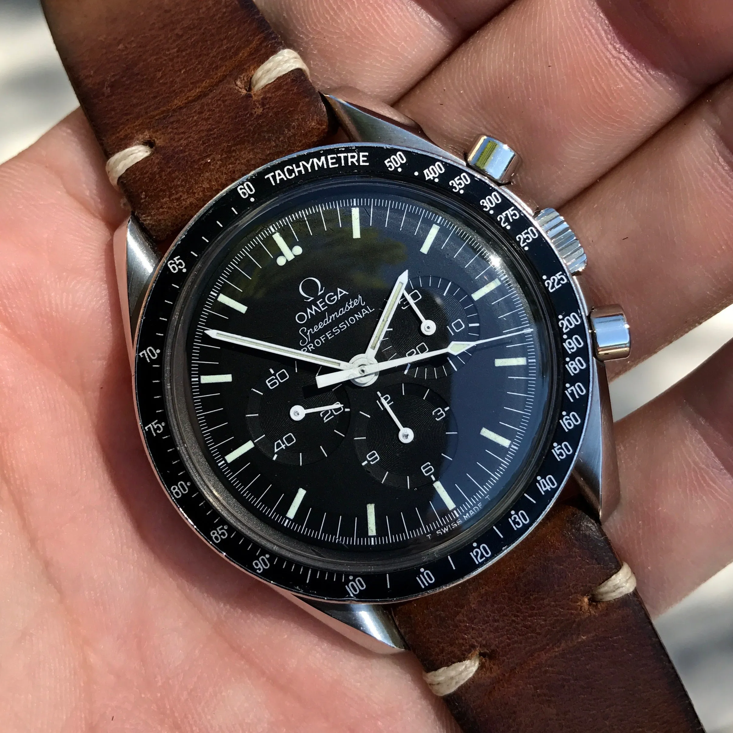 Vintage Omega Speedmaster 145022 ST Steel Chronograph CRS Caliber 861 Manual Wristwatch
