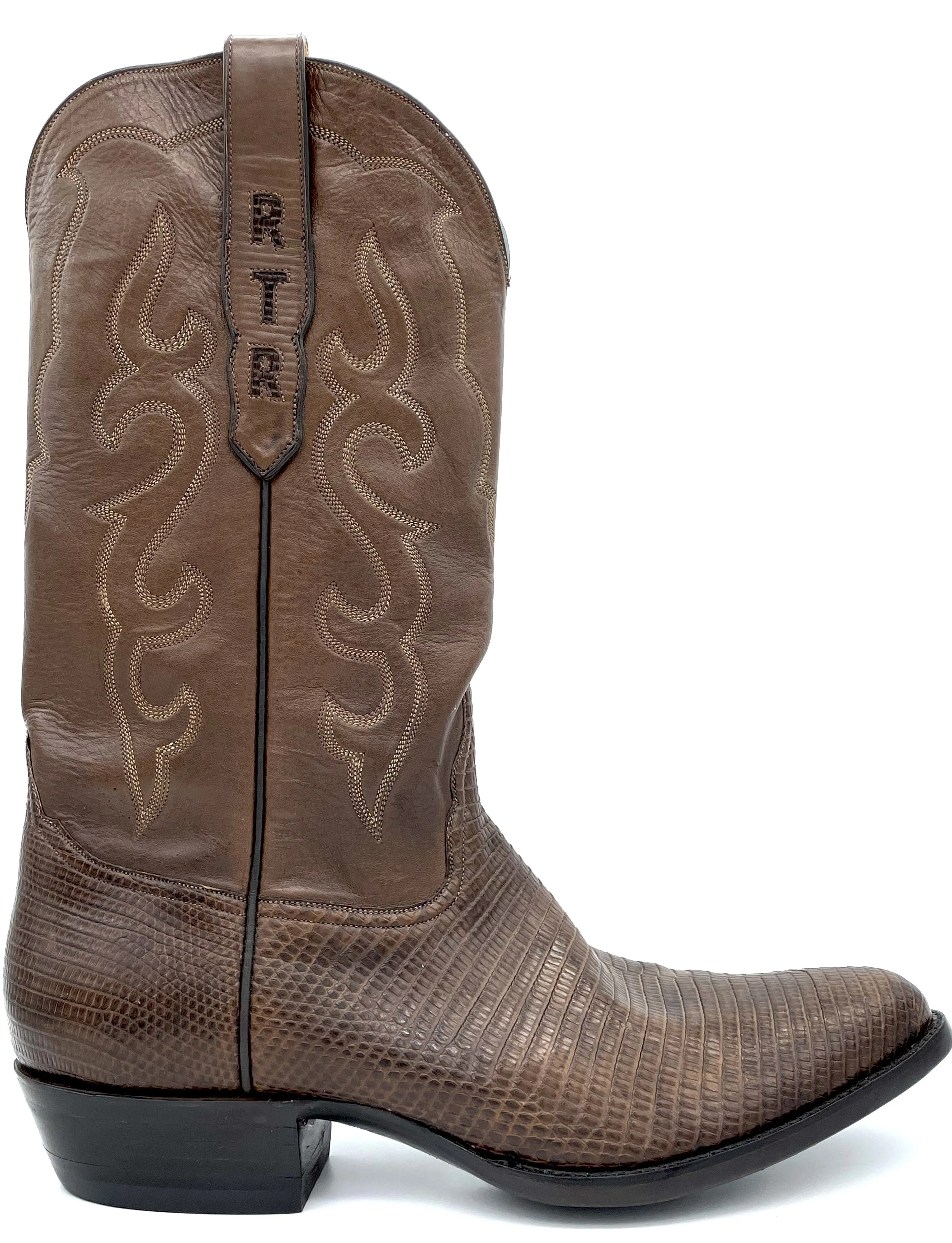 Vintage "RTR" Choco Lizard Tres Outlaws Men's Classic  503