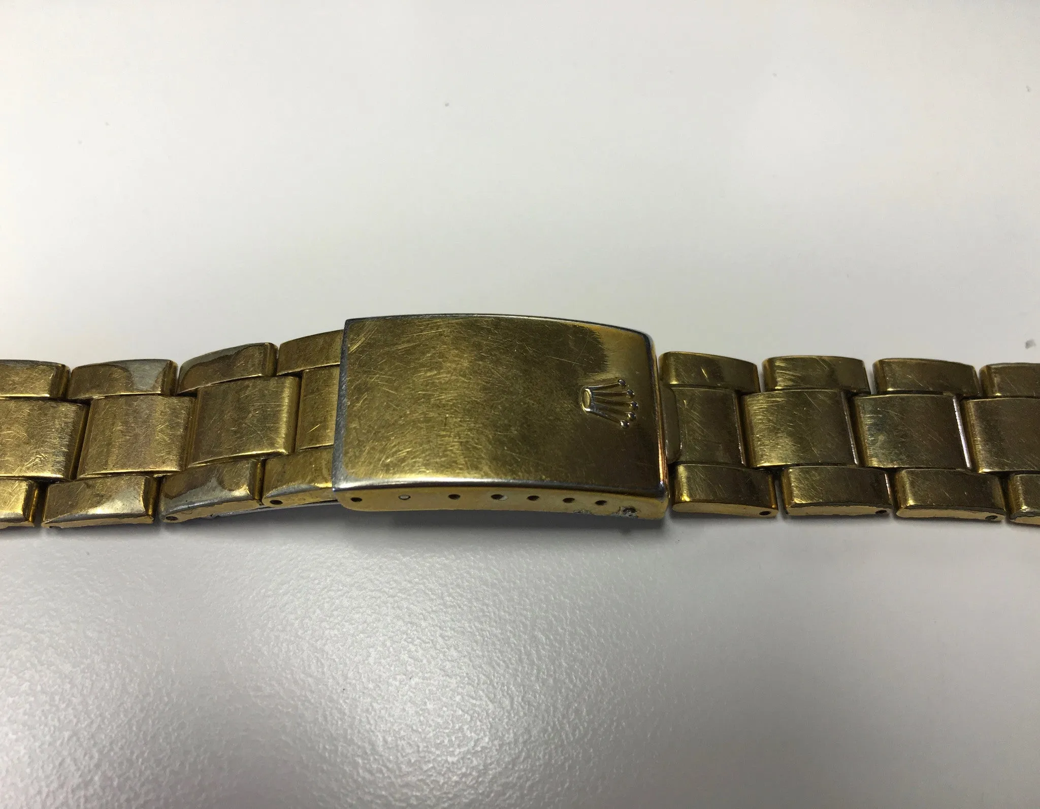 Vintage Rolex 78351 Oyster Gold Filled Plated 457 Ends 19mm Bracelet