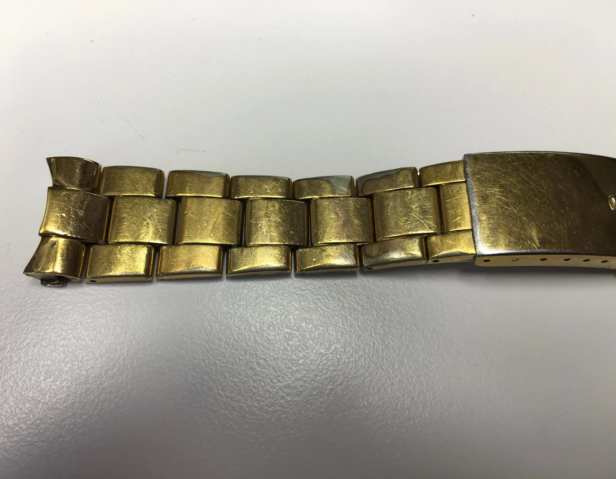 Vintage Rolex 78351 Oyster Gold Filled Plated 457 Ends 19mm Bracelet