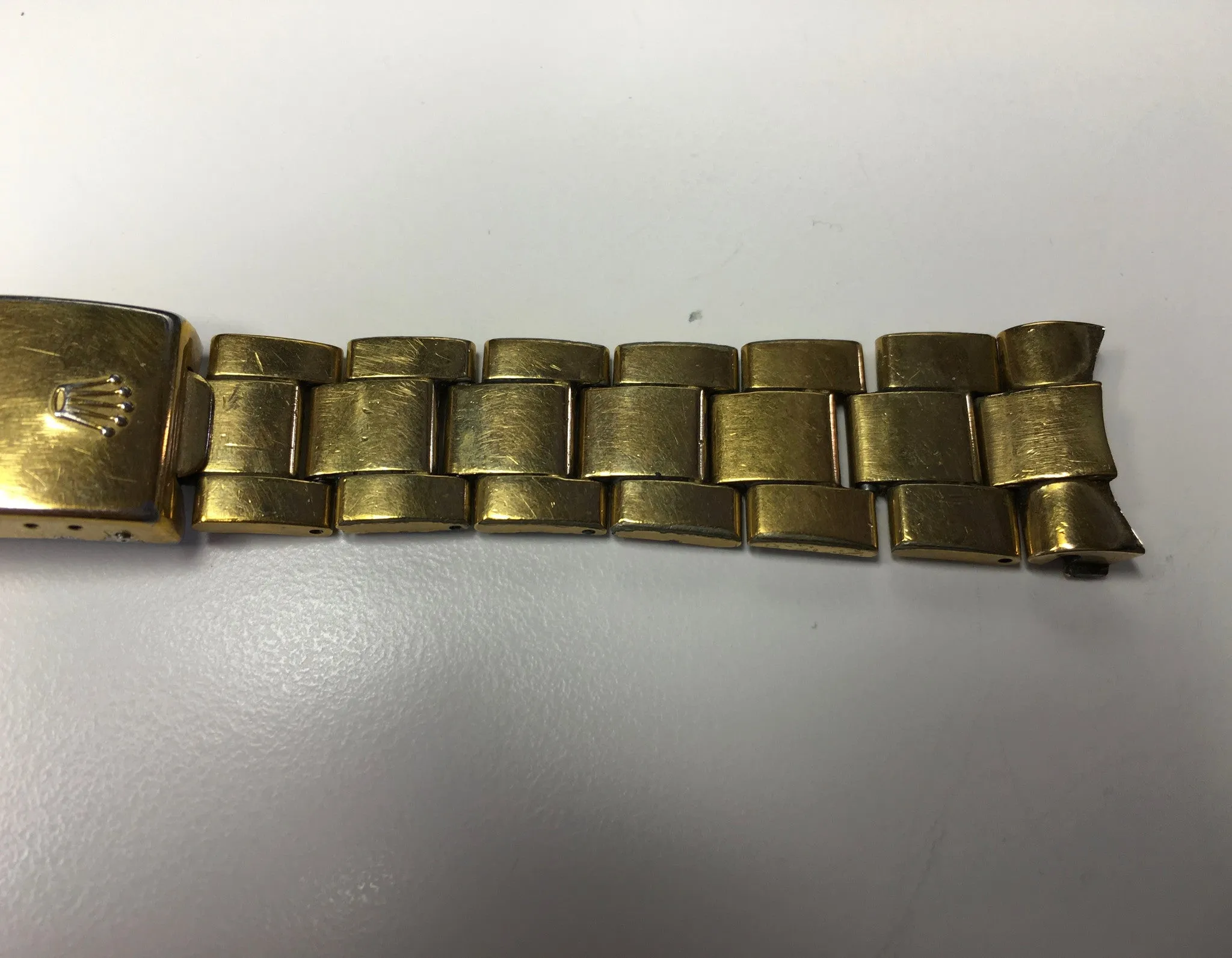 Vintage Rolex 78351 Oyster Gold Filled Plated 457 Ends 19mm Bracelet