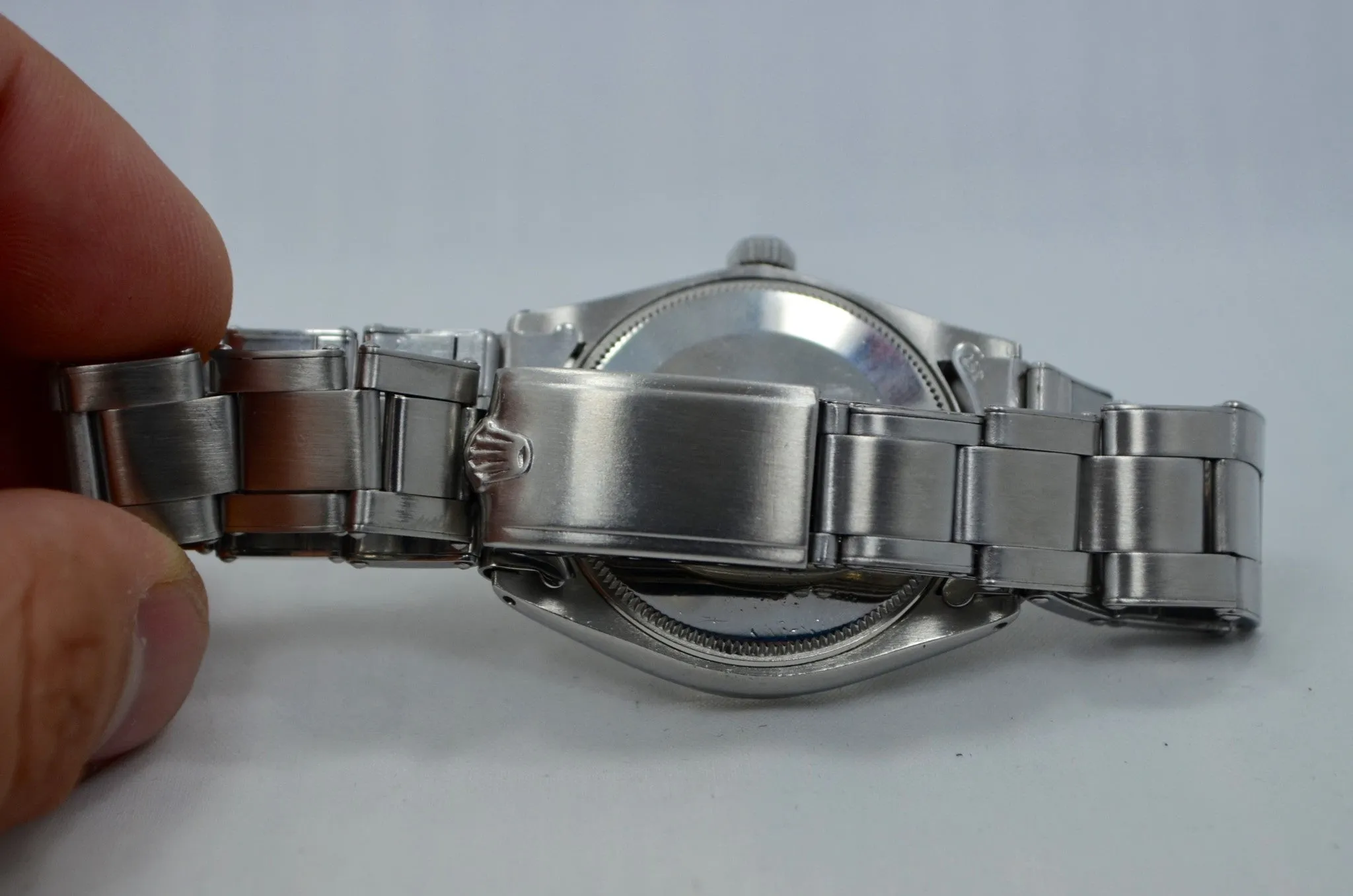 Vintage Rolex Air King Precision Rivet Bracelet 5500 Steel Cal. 1530 Watch