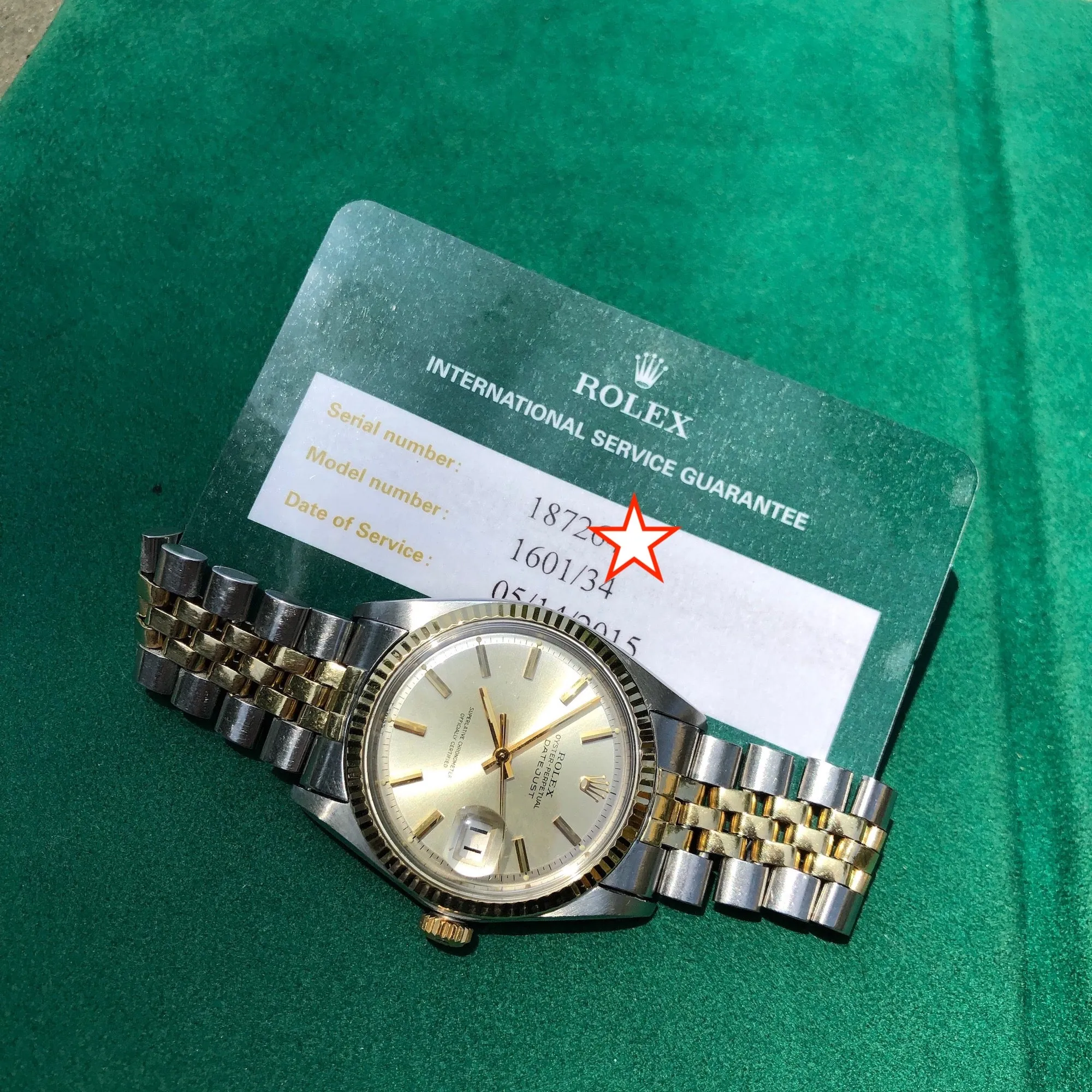 Vintage Rolex Datejust 1601 Steel Gold Two Tone Jubilee Silver Automatic Wristwatch Circa 1967