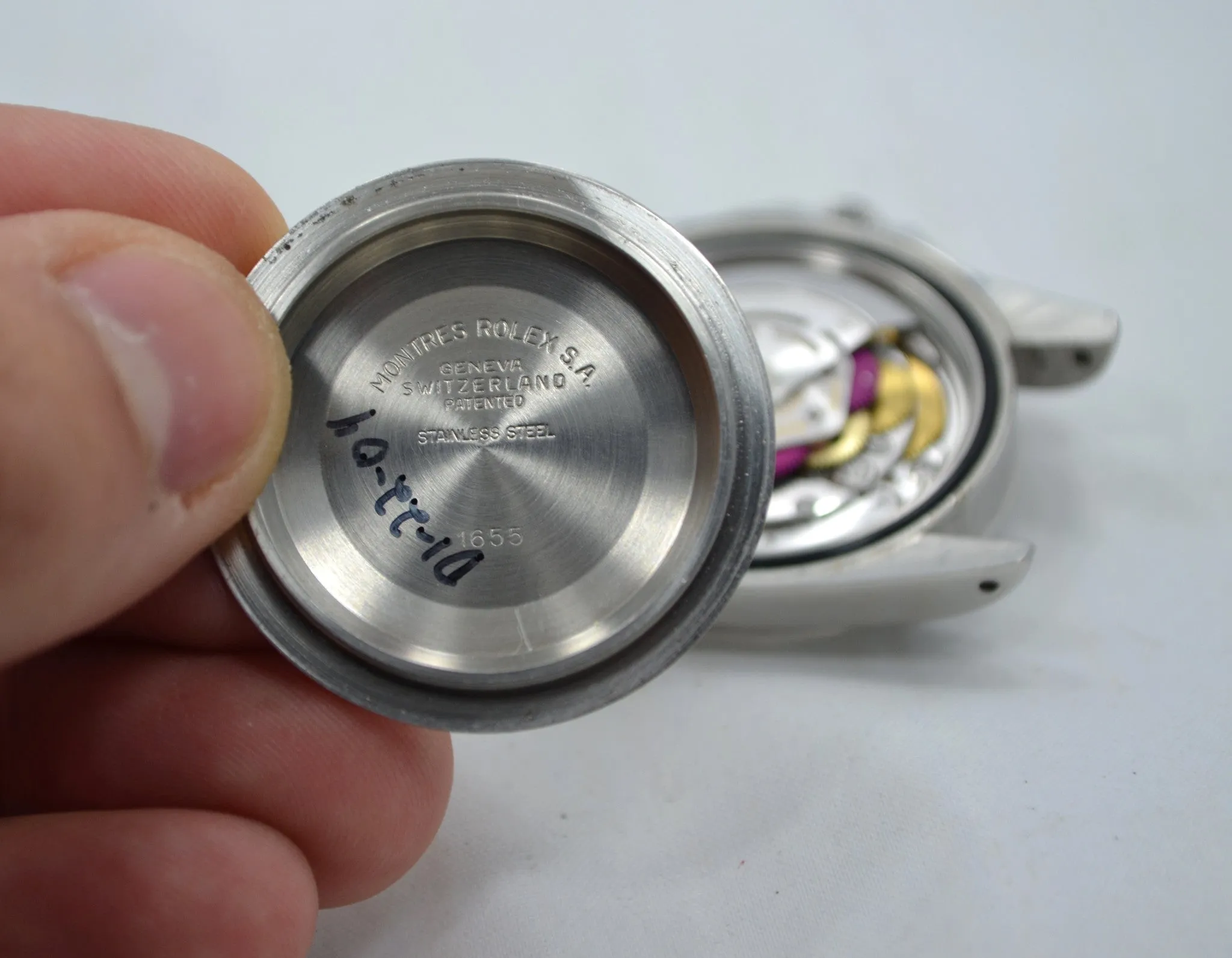 Vintage Rolex Explorer II 1655 Mark II Stern Dial Watch w/ Original Purchase Papers Circa 1974