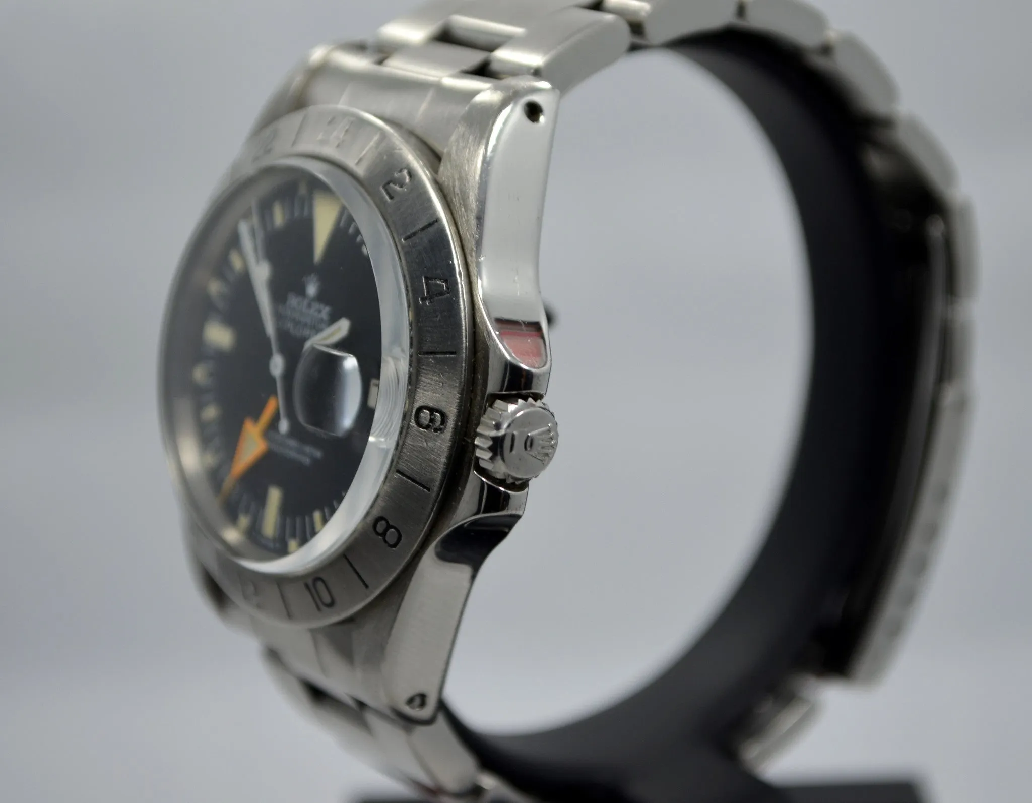 Vintage Rolex Explorer II 1655 Mark II Stern Dial Watch w/ Original Purchase Papers Circa 1974