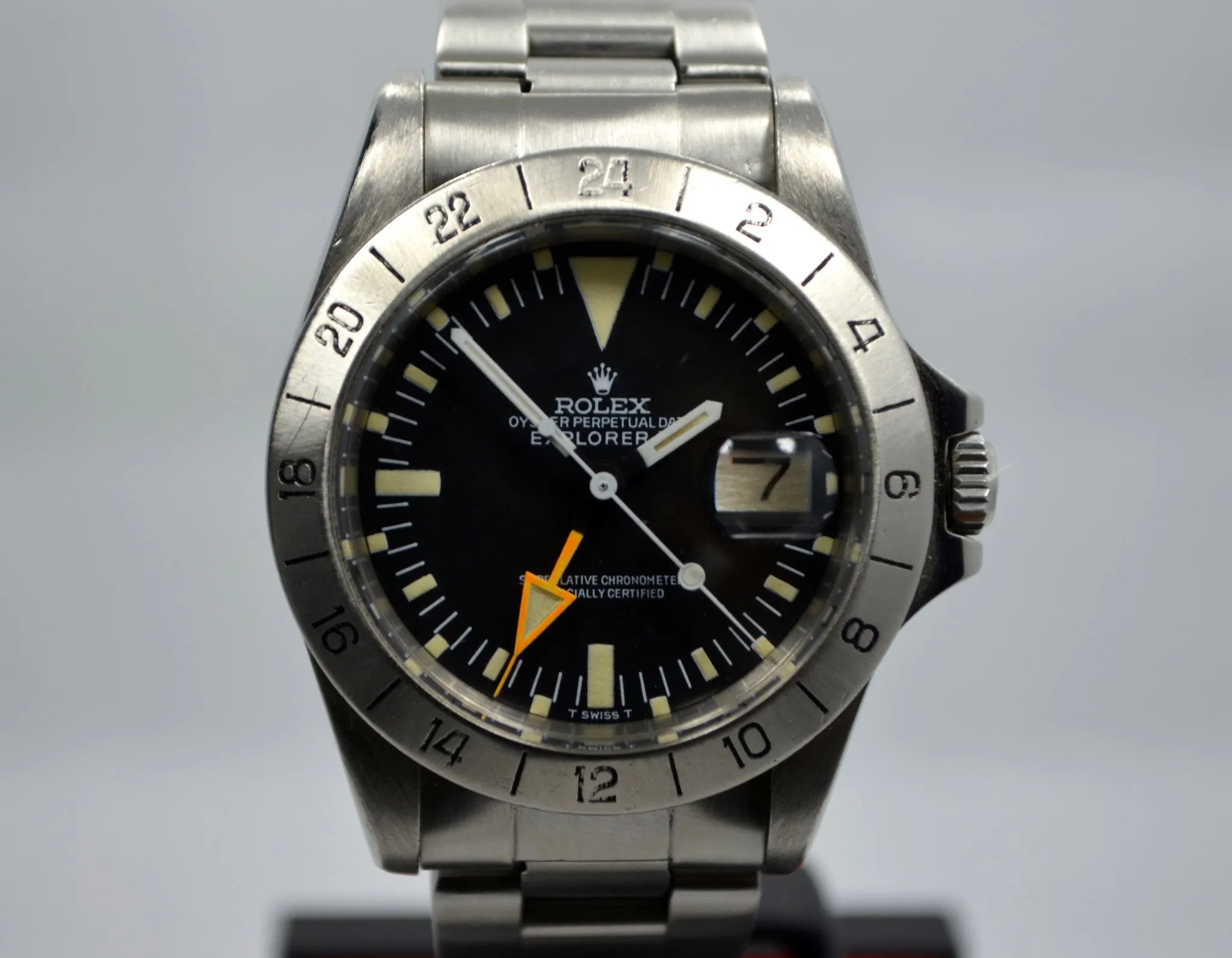 Vintage Rolex Explorer II 1655 Mark II Stern Dial Watch w/ Original Purchase Papers Circa 1974