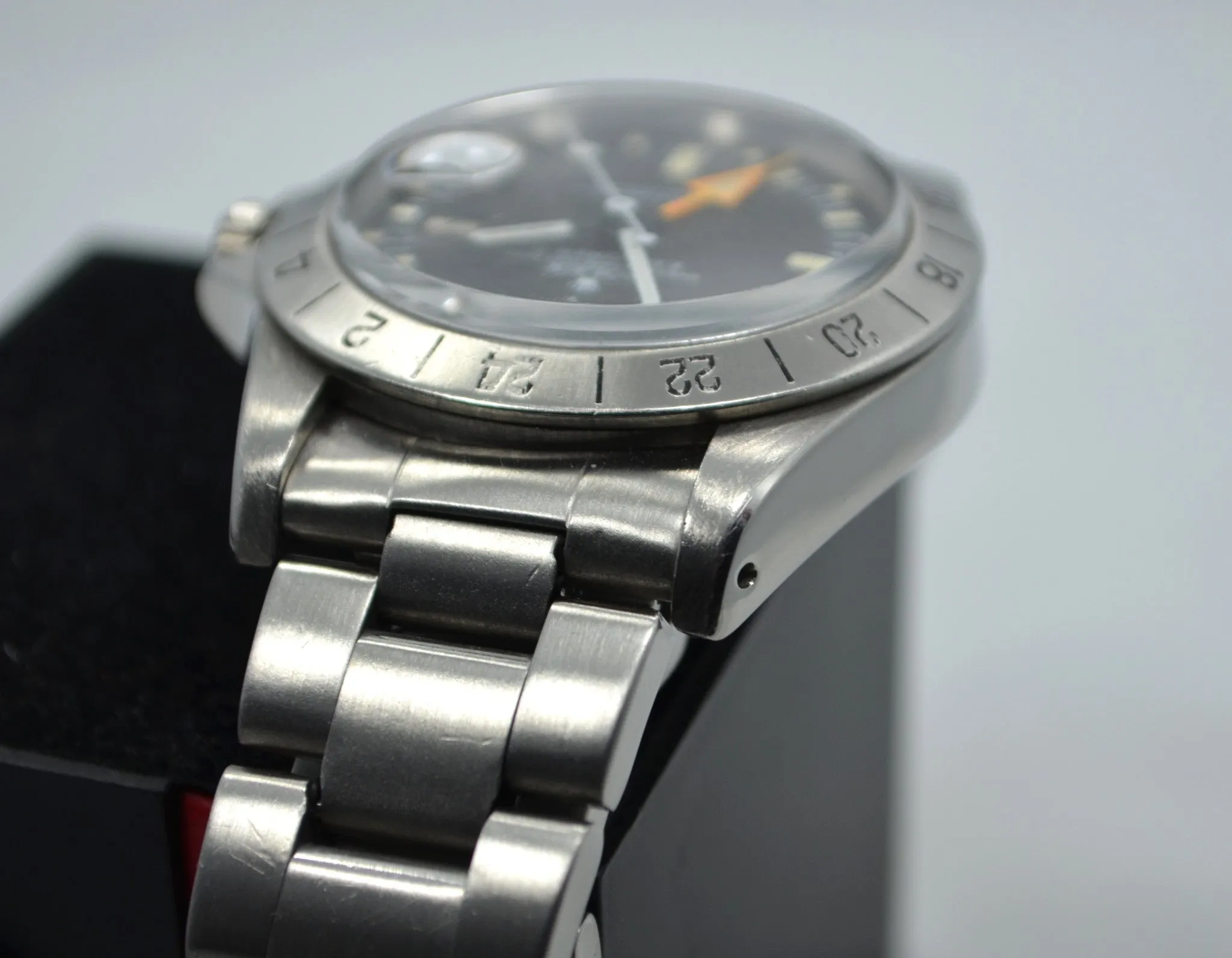 Vintage Rolex Explorer II 1655 Mark II Stern Dial Watch w/ Original Purchase Papers Circa 1974