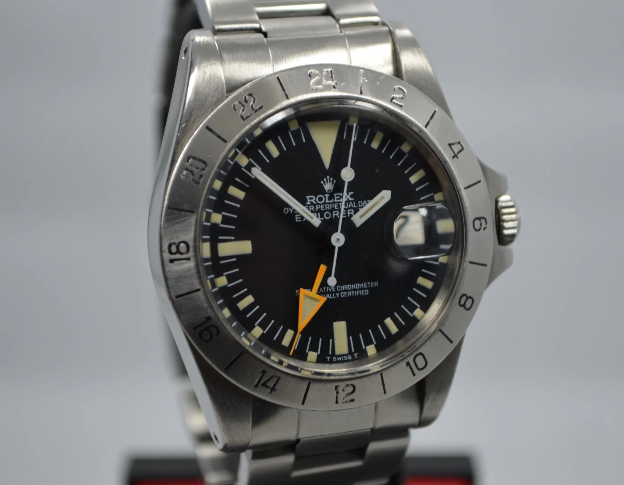 Vintage Rolex Explorer II 1655 Mark II Stern Dial Watch w/ Original Purchase Papers Circa 1974
