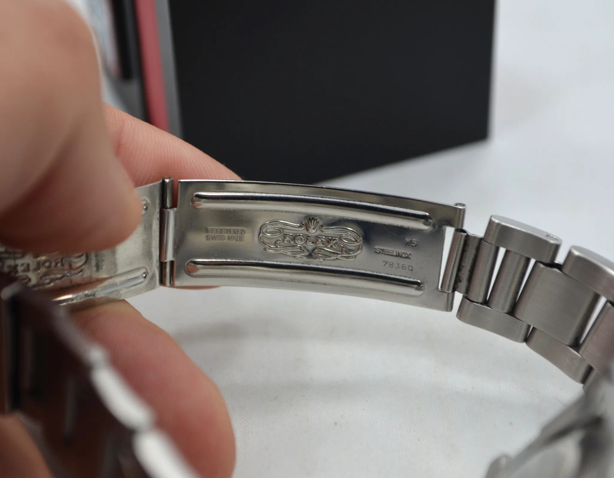 Vintage Rolex Explorer II 1655 Mark II Stern Dial Watch w/ Original Purchase Papers Circa 1974