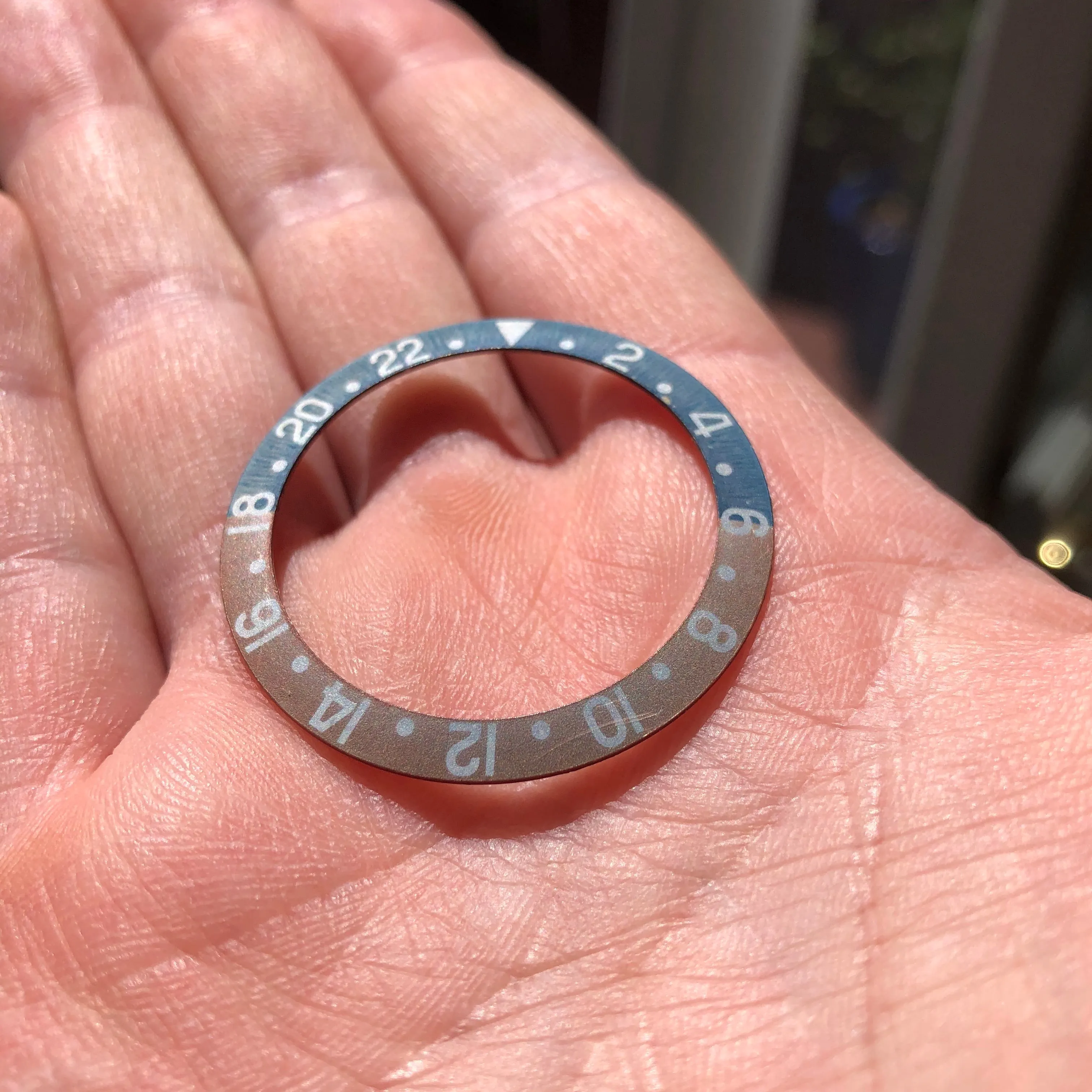 Vintage Rolex GMT MASTER 1675 Red Back Pepsi Fat Font Insert Fuchsia Original
