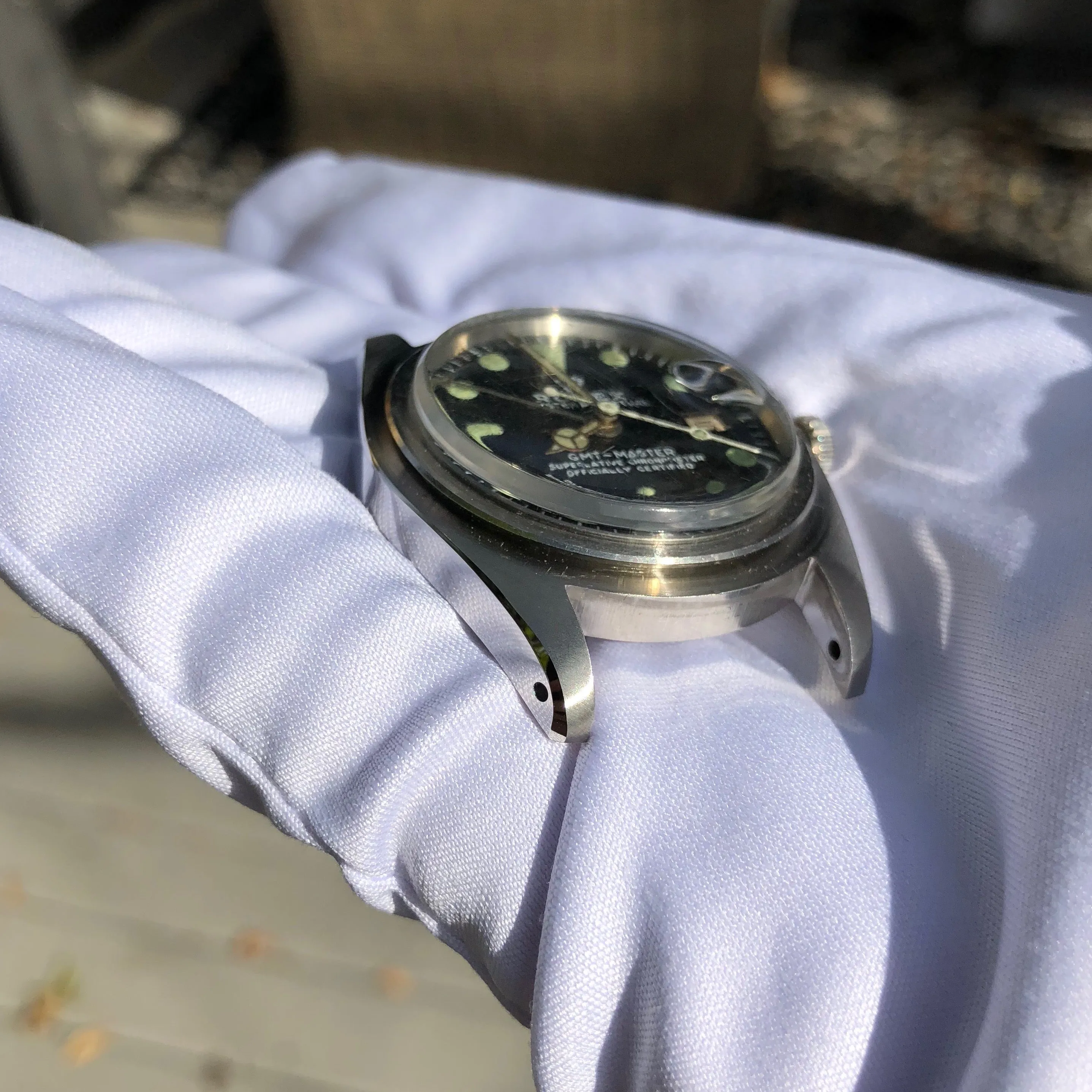 Vintage Rolex GMT MASTER 6542 Oyster Perpetual Caliber 1030 Automatic Wristwatch