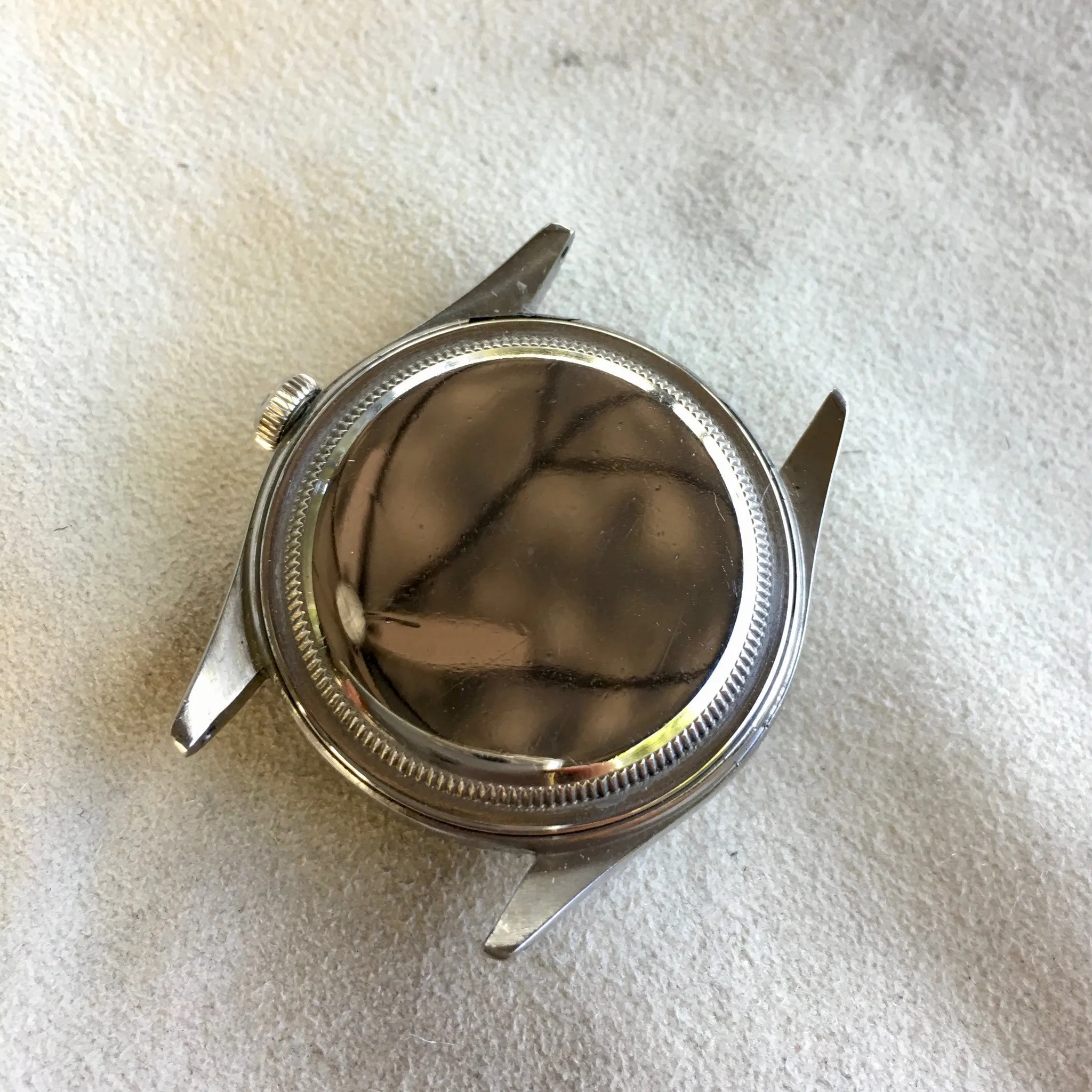 Vintage Rolex Oyster Air King "Serpico Y Laino" 4499 Precision 1946 Steel Wristwatch