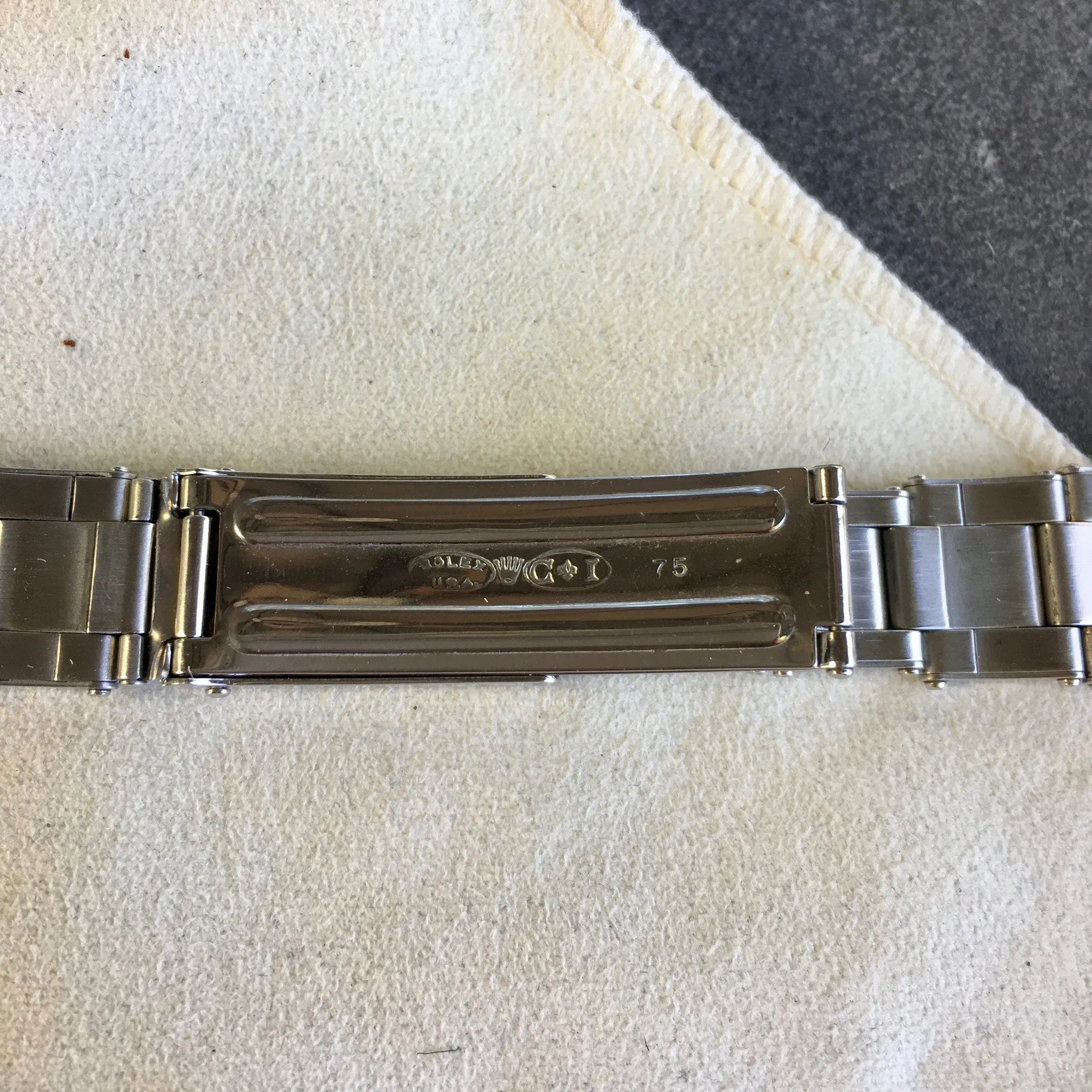 Vintage Rolex Oyster Air King "Serpico Y Laino" 4499 Precision 1946 Steel Wristwatch