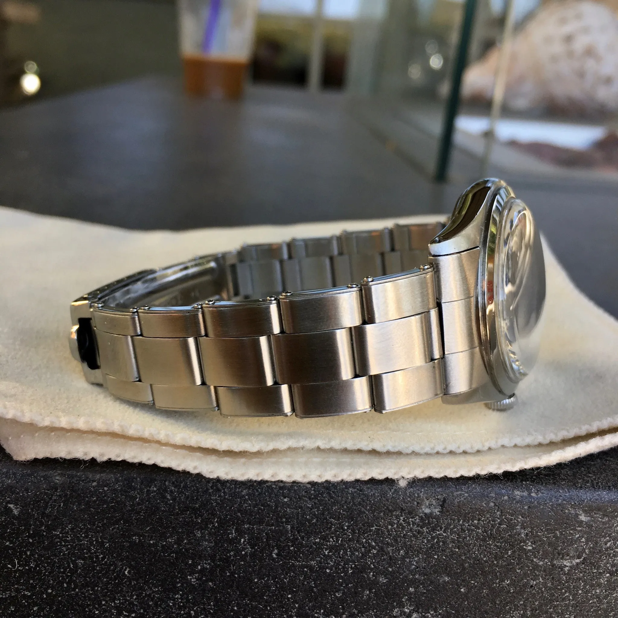 Vintage Rolex Oyster Air King "Serpico Y Laino" 4499 Precision 1946 Steel Wristwatch