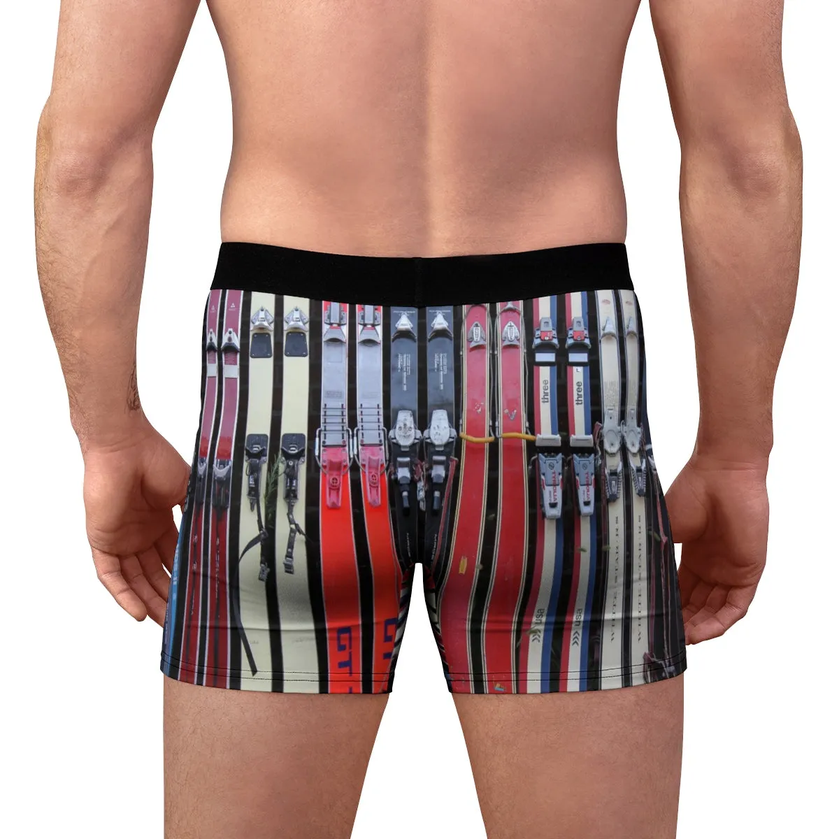 Vintage Skis - Men's Boxer Briefs