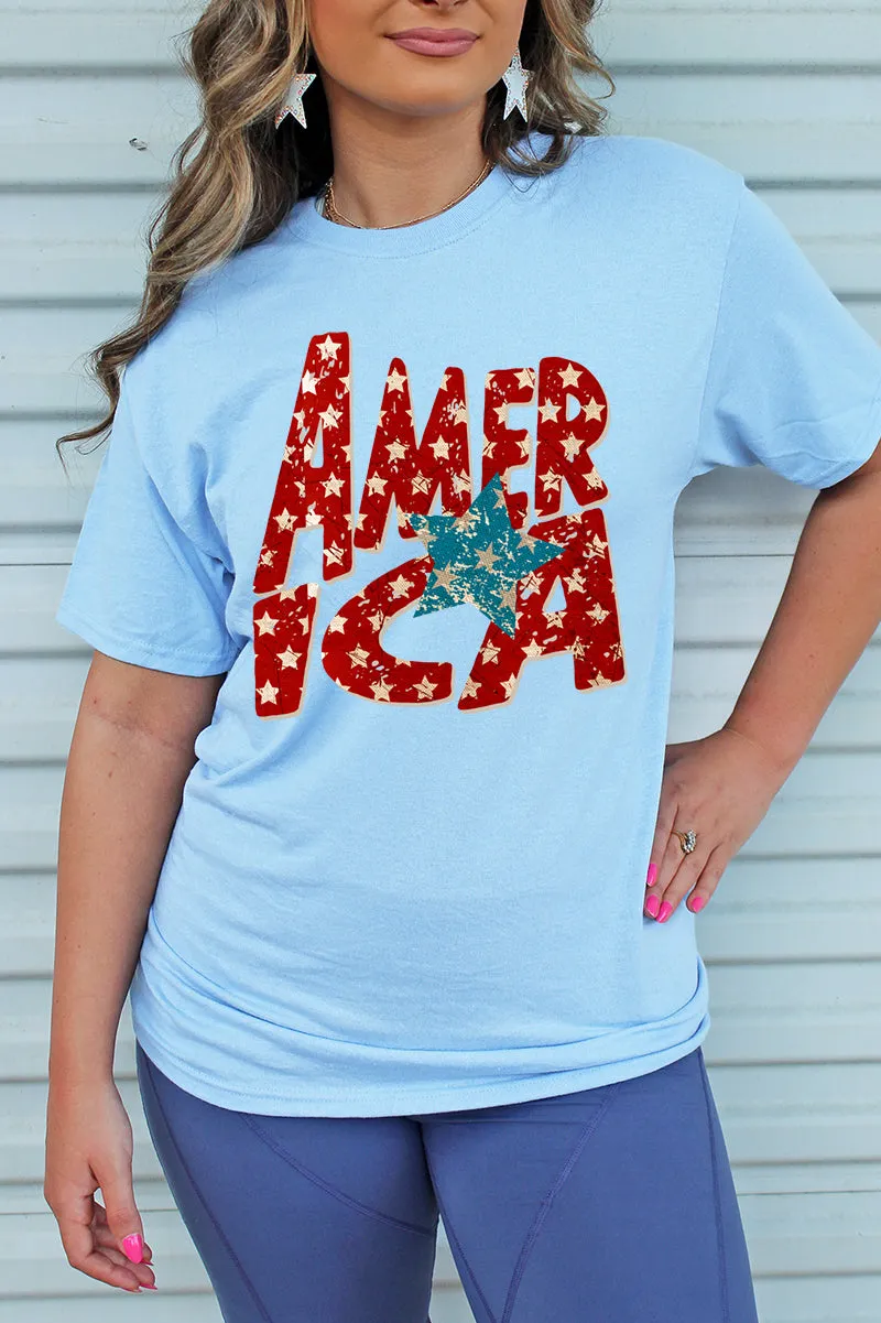 Vintage Star American Unisex Blend Tee