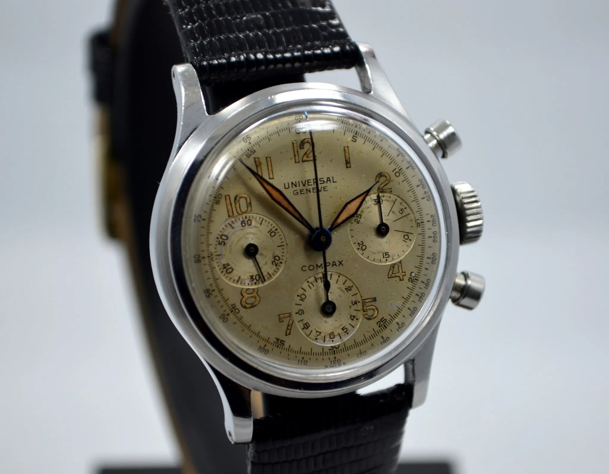 Vintage Universal Geneve Compax 22278 Manual Steel Chronograph Cal. 281 Watch