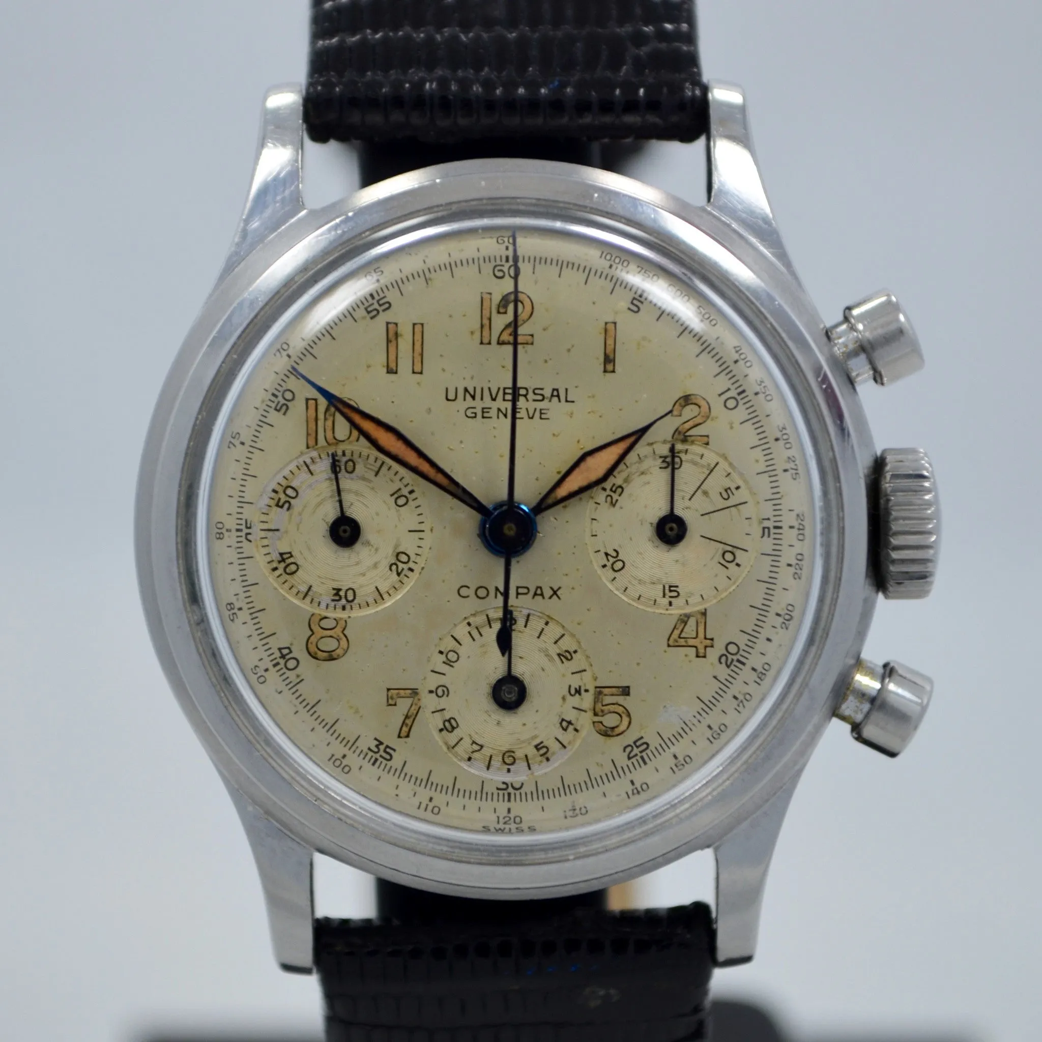 Vintage Universal Geneve Compax 22278 Manual Steel Chronograph Cal. 281 Watch