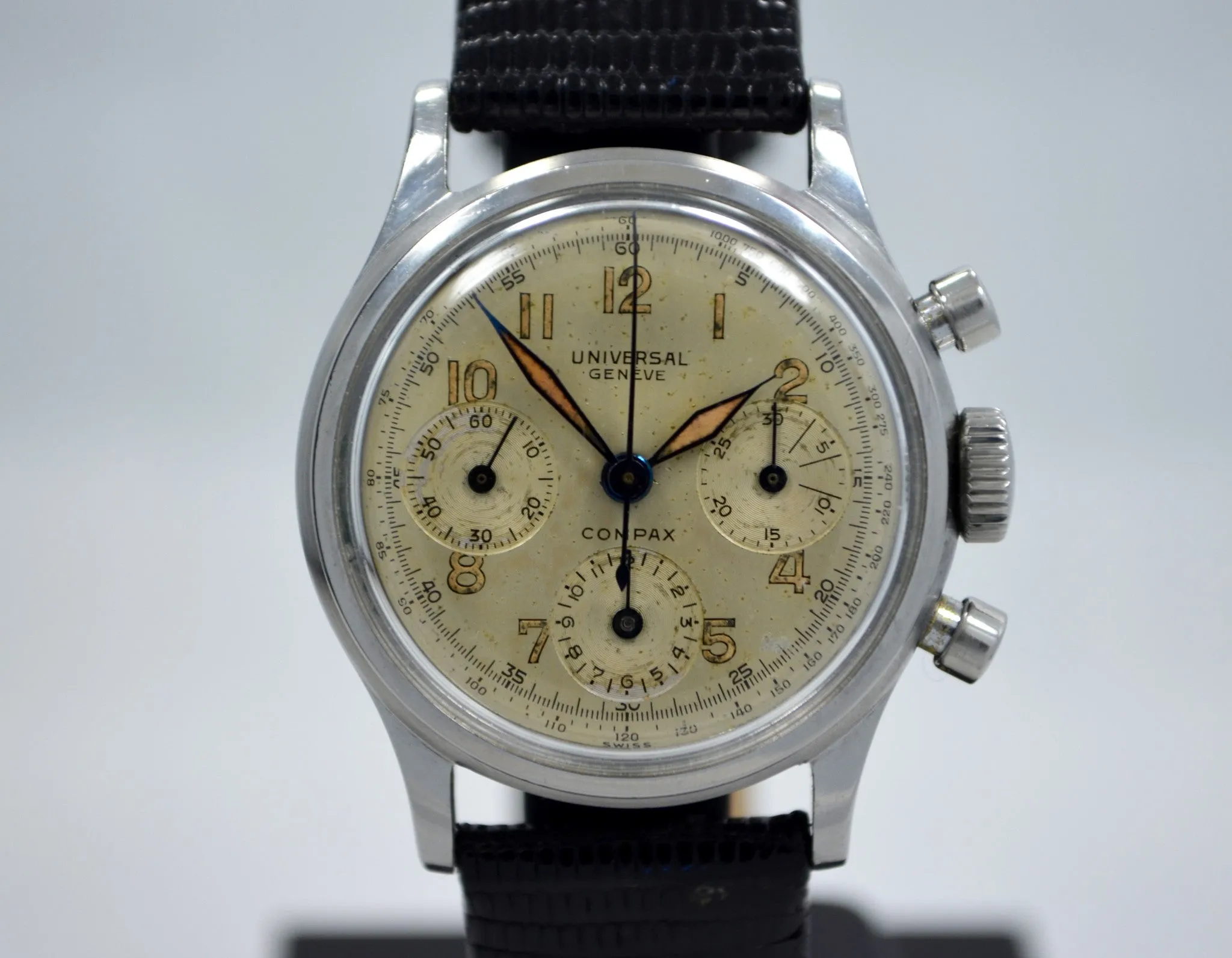 Vintage Universal Geneve Compax 22278 Manual Steel Chronograph Cal. 281 Watch