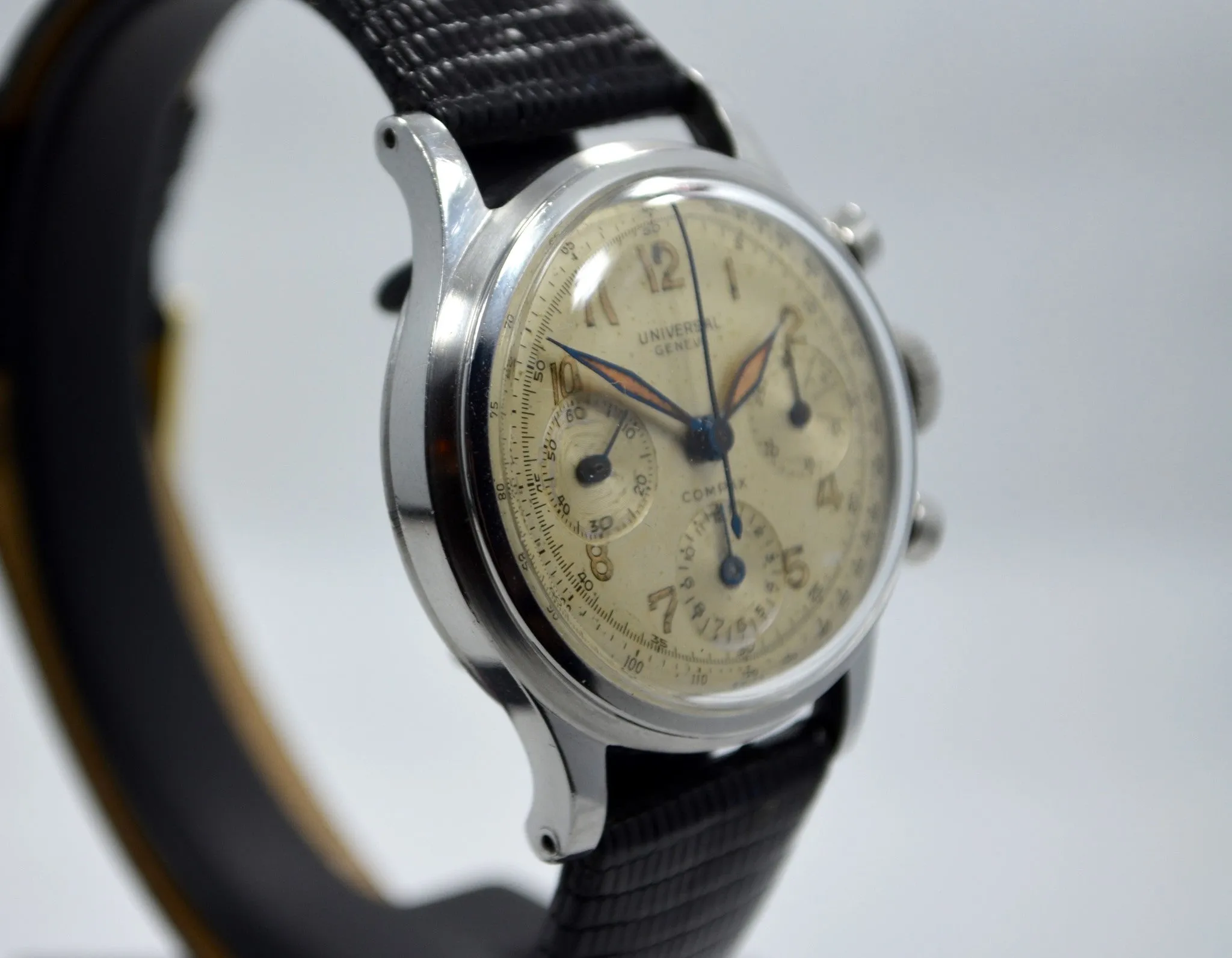 Vintage Universal Geneve Compax 22278 Manual Steel Chronograph Cal. 281 Watch