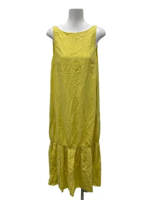 Viscose Boat-Neck Midi Dress OSN