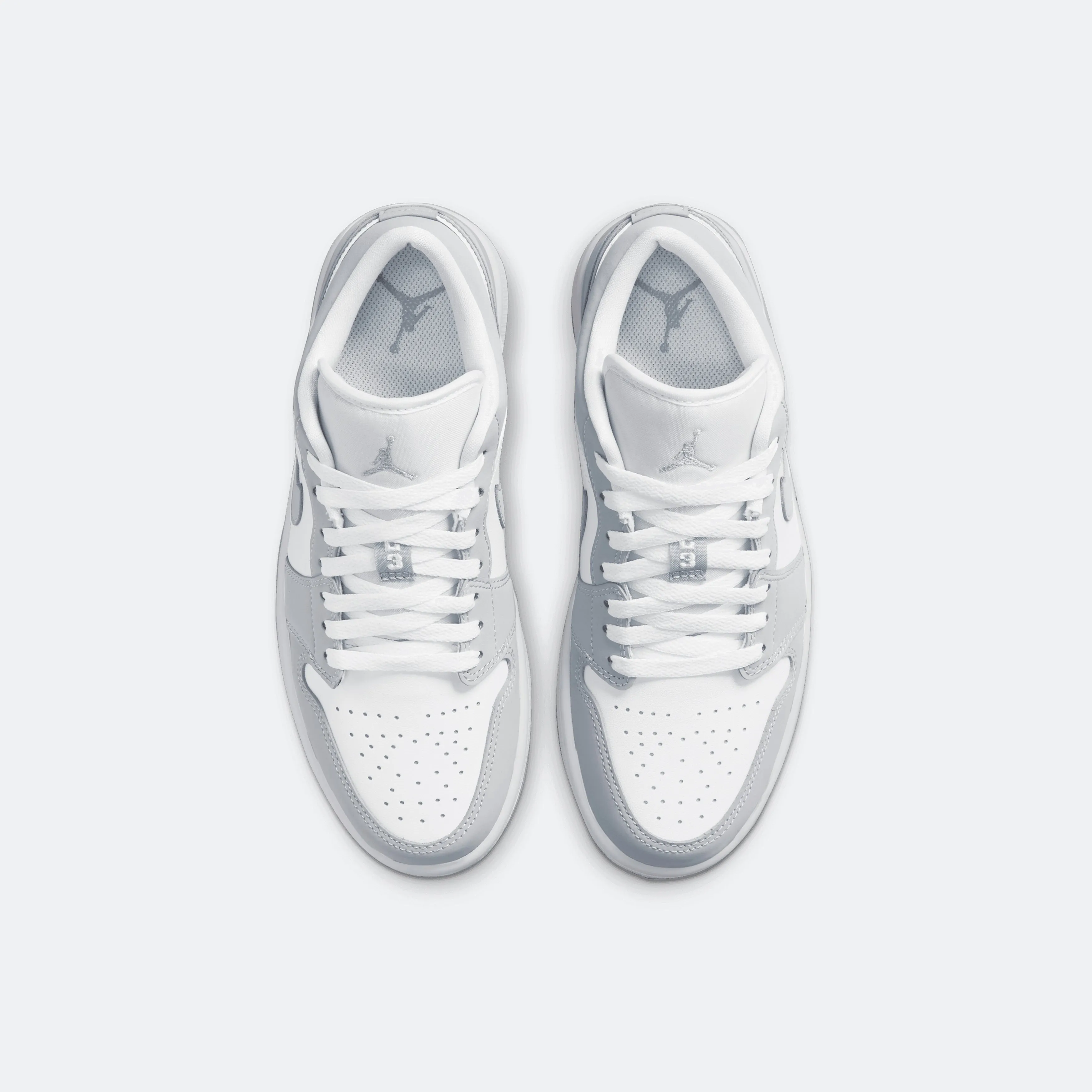 W Jordan 1 Low 'White Wolf Grey'