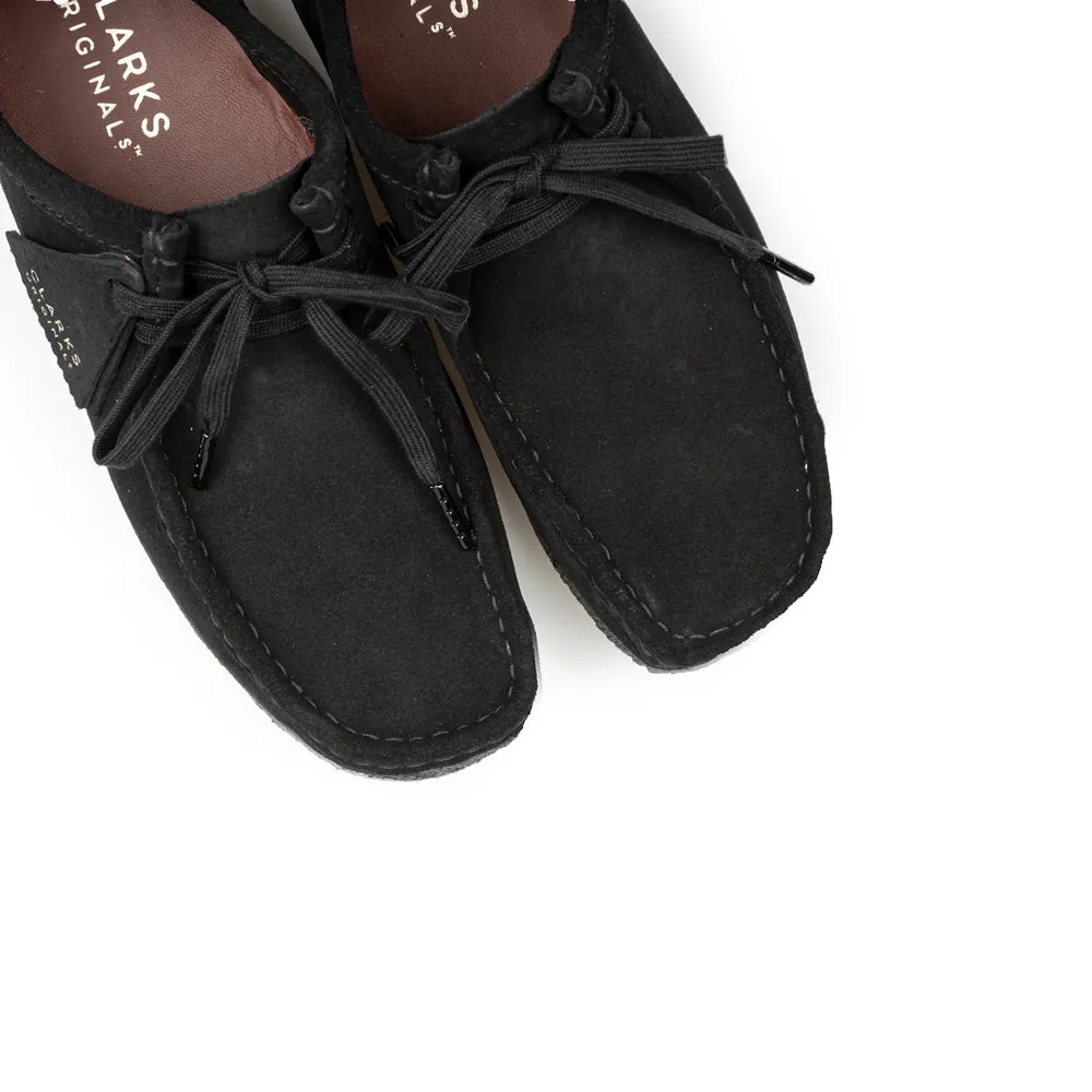 Wallabee Black Suede | Black