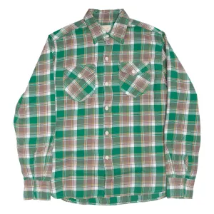 Washed Flannel Workshirt in Spring Pasture Plaid