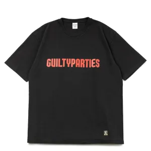 Washed Heavy Weight Crewneck Type-4 Tee | Black
