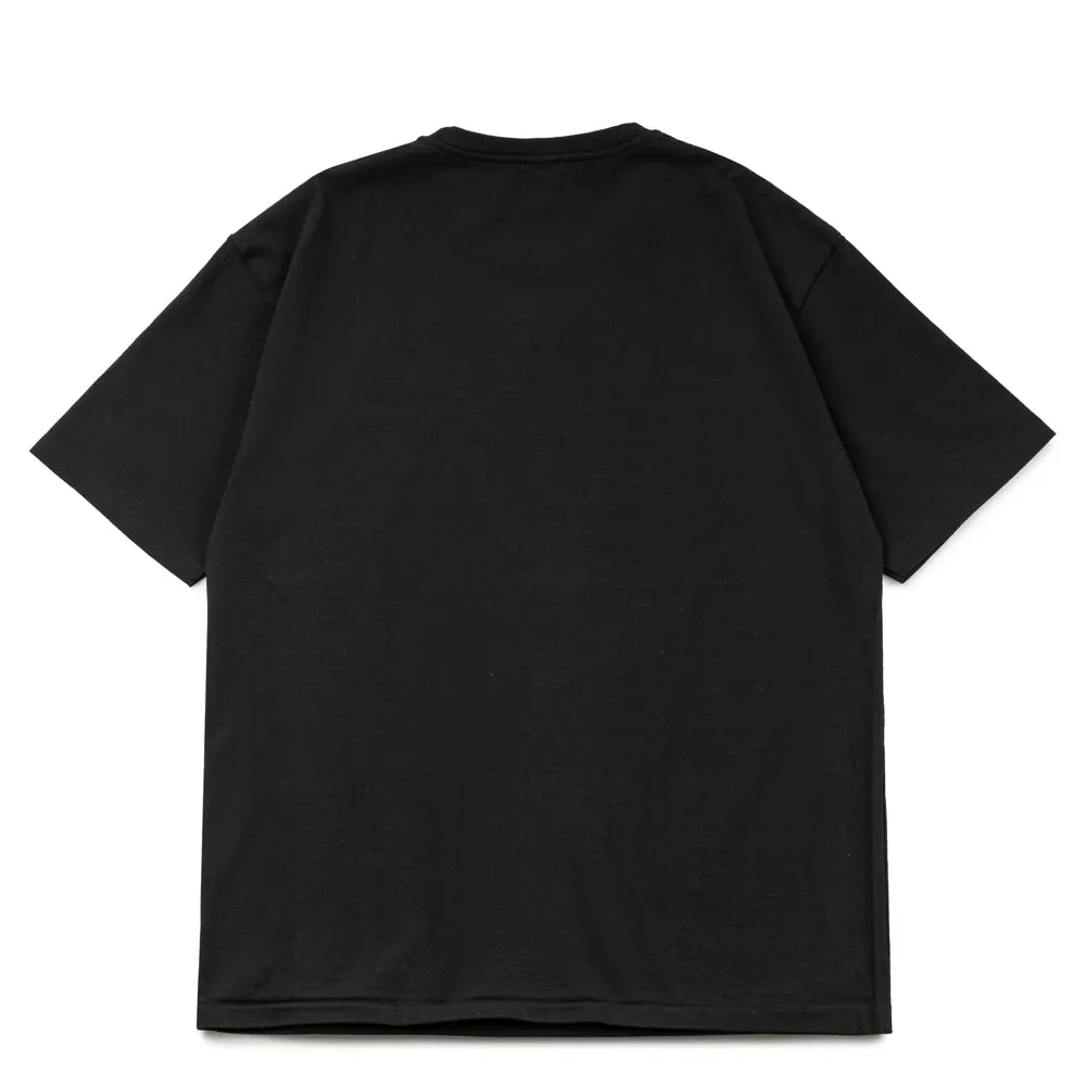 Washed Heavy Weight Crewneck Type-4 Tee | Black