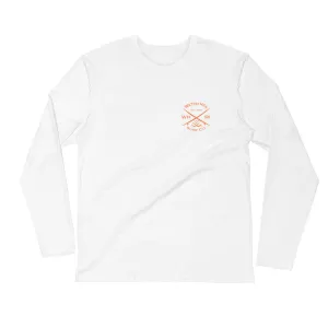 Watch Hill 'Surf Co.’ Premium Long Sleeve Fitted Crew (Orange)