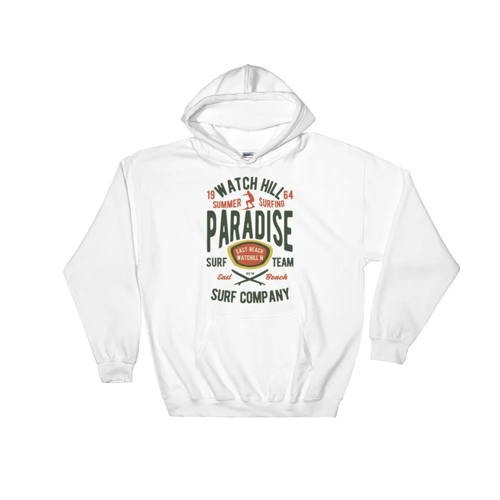 Watchill'n 'Summer Surfing' - Hoodie (Green/Terracotta)