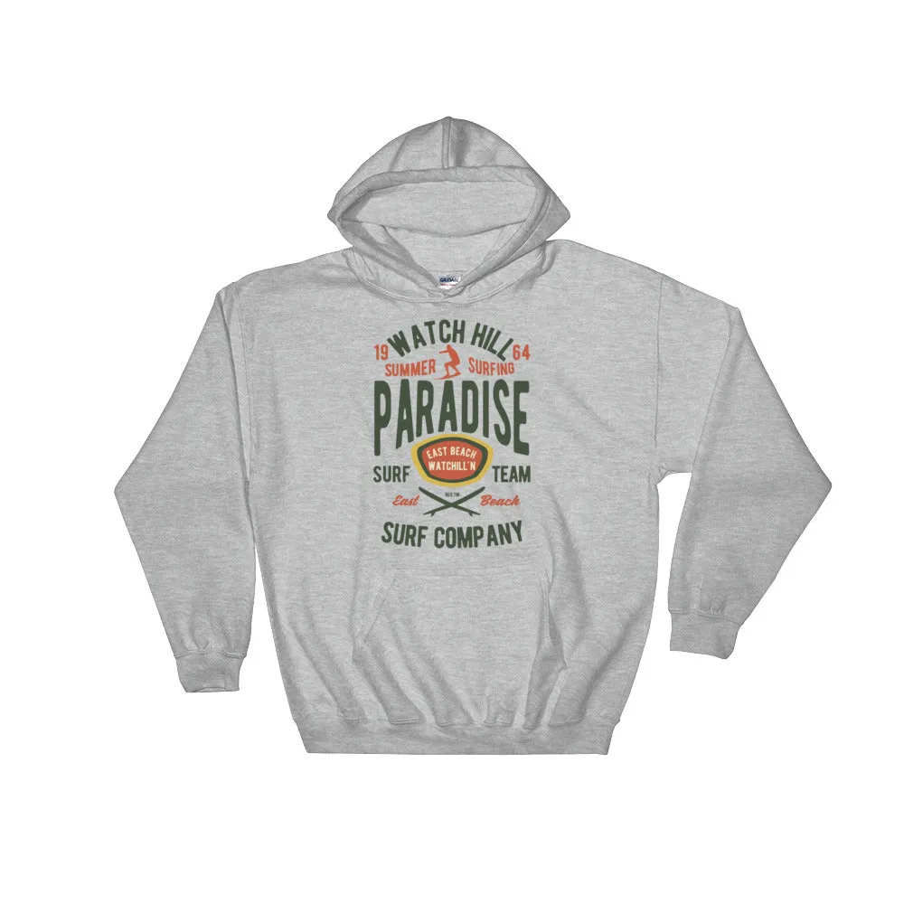 Watchill'n 'Summer Surfing' - Hoodie (Green/Terracotta)