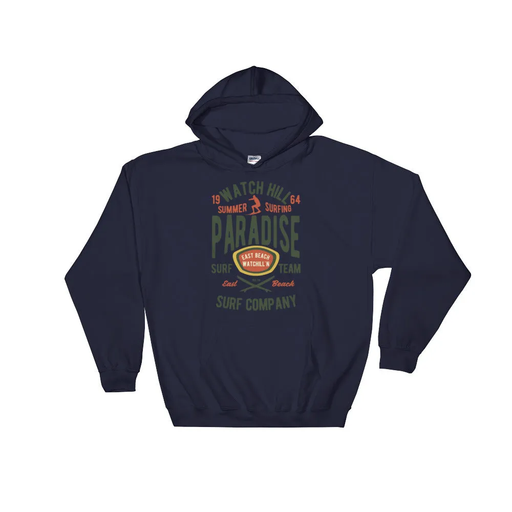 Watchill'n 'Summer Surfing' - Hoodie (Green/Terracotta)