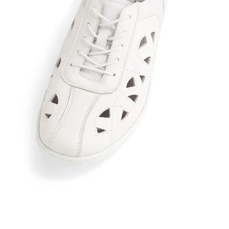 WATKIN XF - WHITE LEATHER - WHITE SOLE FS