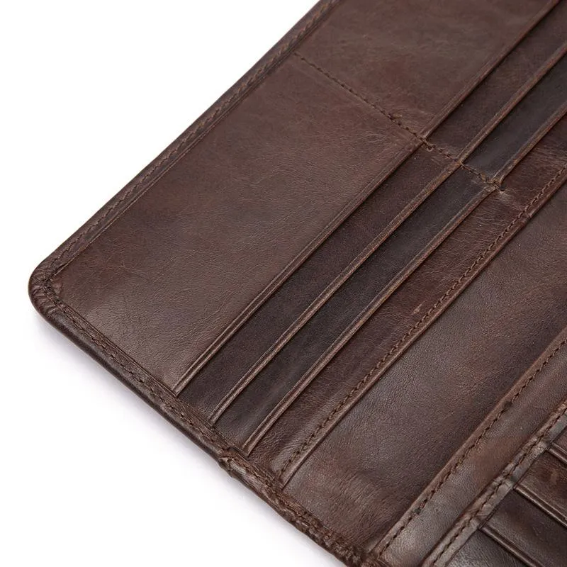 West Louis™ Casual Leather Long Wallet