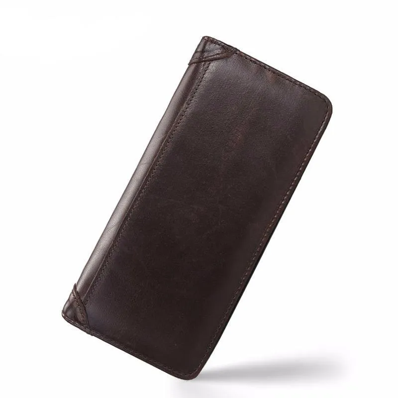 West Louis™ Casual Leather Long Wallet