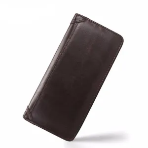 West Louis™ Casual Leather Long Wallet