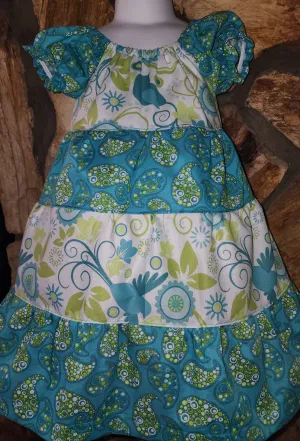 Whimsical Birds Size 18/24m Dress