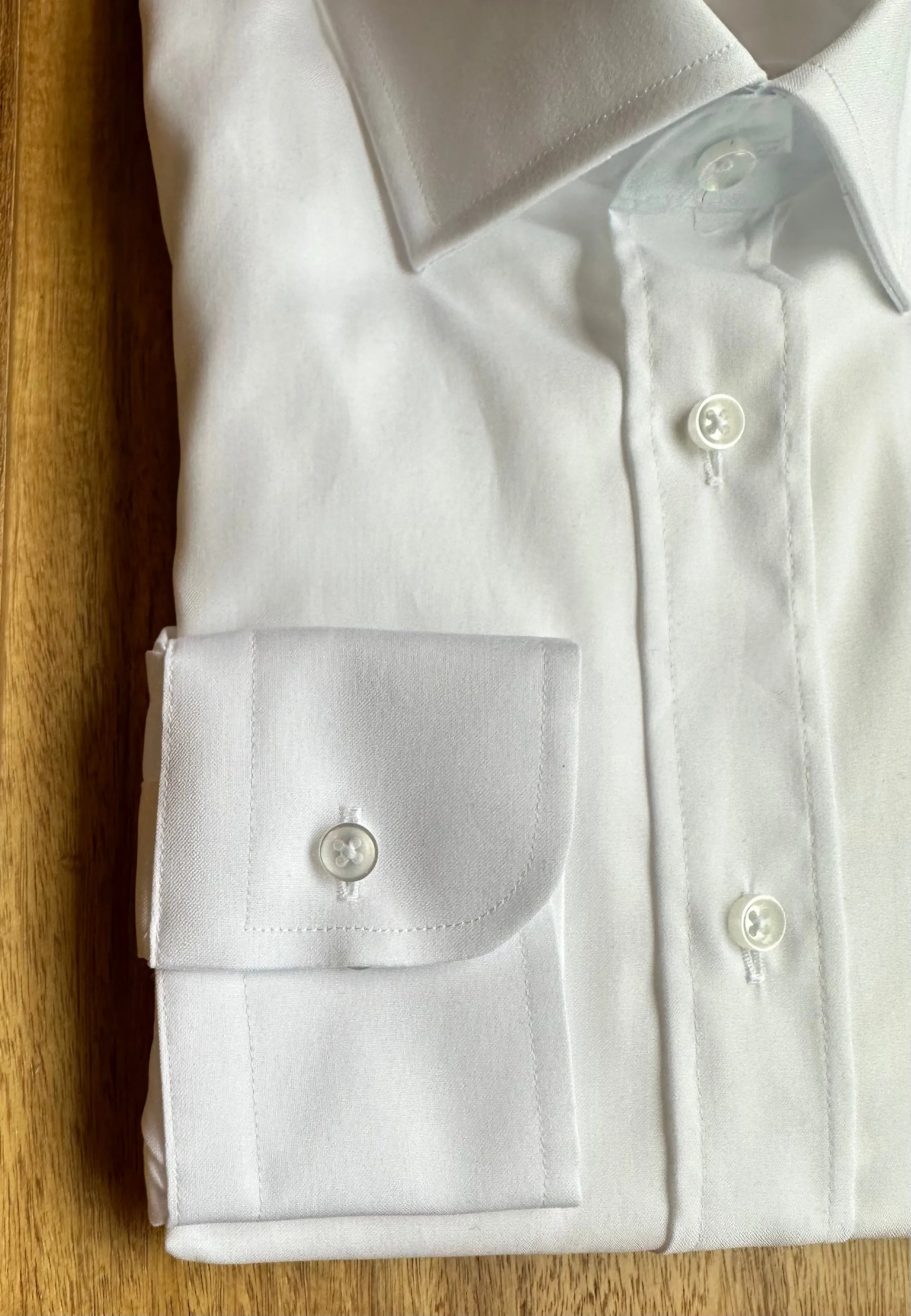 White Broadcloth Premium Shirt (Final Sale)