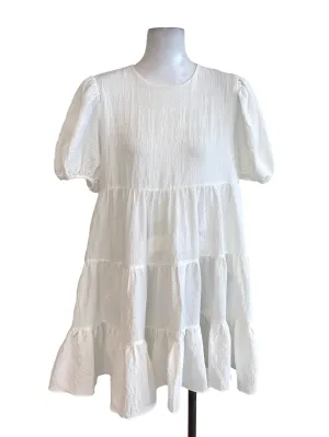 White Drop Waist Dress