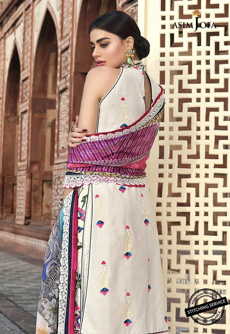 White Lawn Dress in Stylish Look #M0085