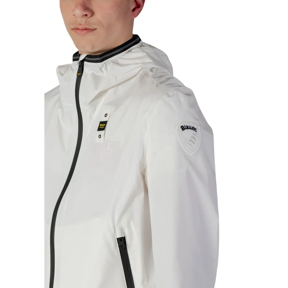 White Polyamide Jacket