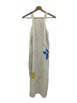 White Sketch Midi Dress OSN