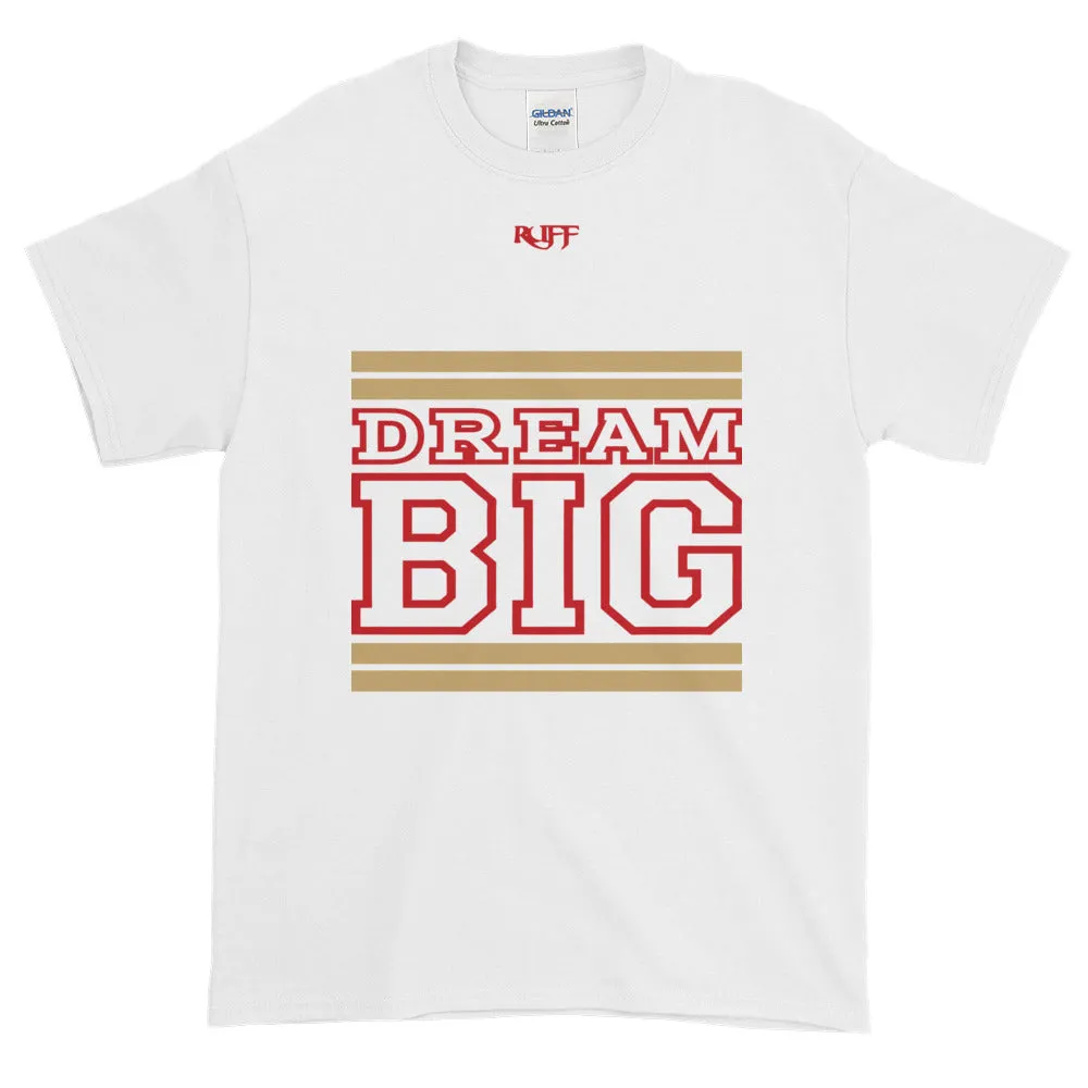 White Tan and Garnet Short-Sleeve T-Shirt