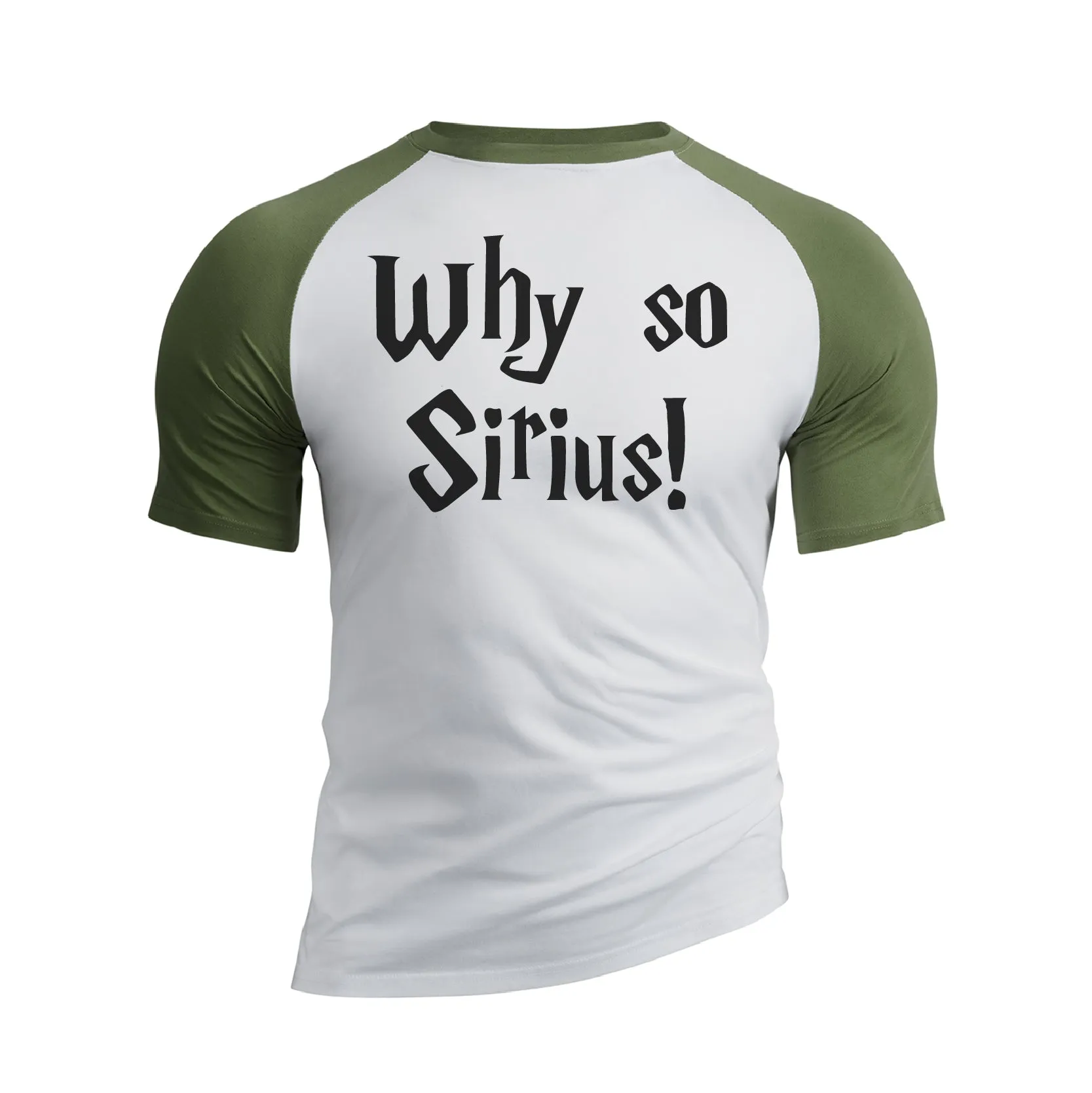 WHY SO SIRIUS RAGLAN GRAPHIC TEE