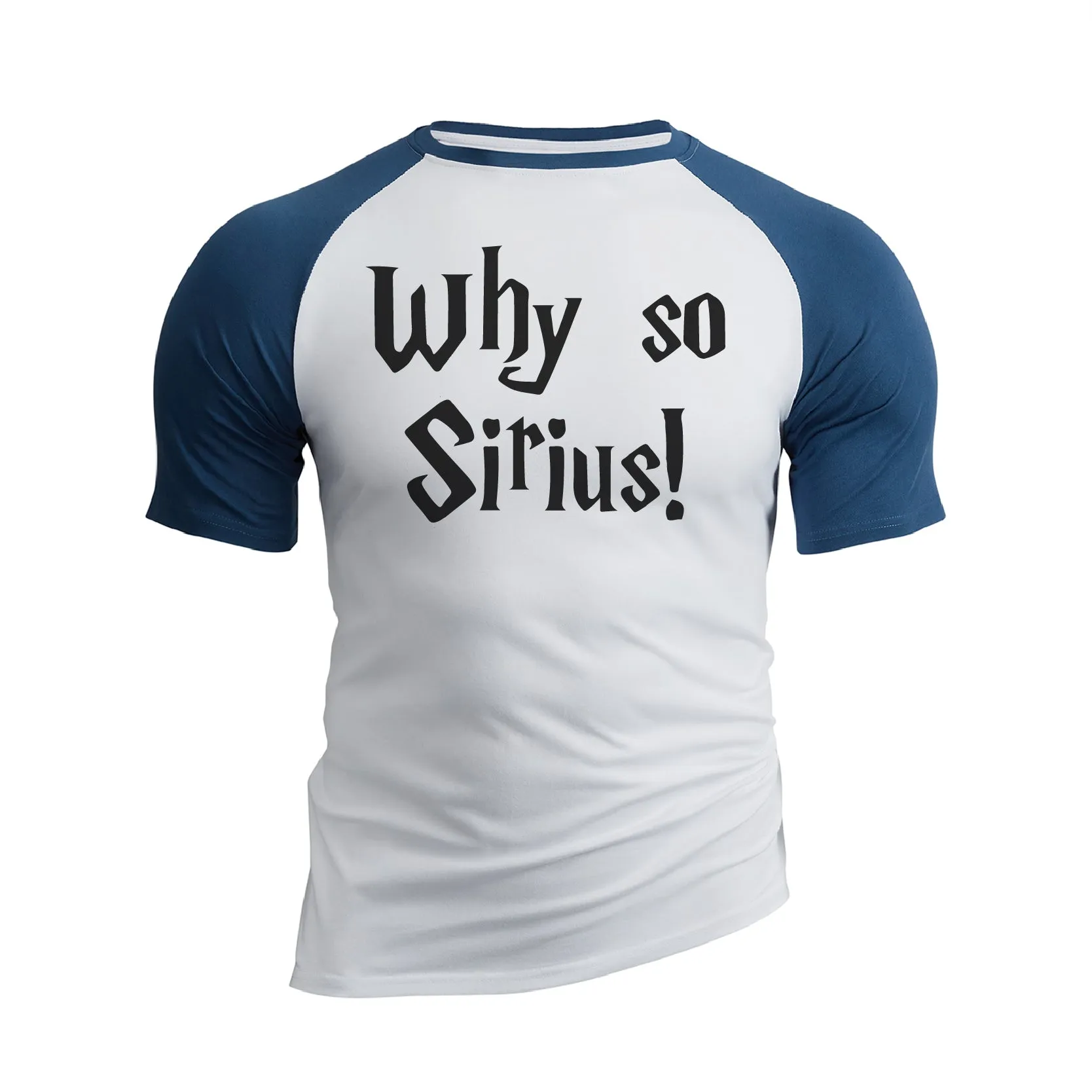 WHY SO SIRIUS RAGLAN GRAPHIC TEE